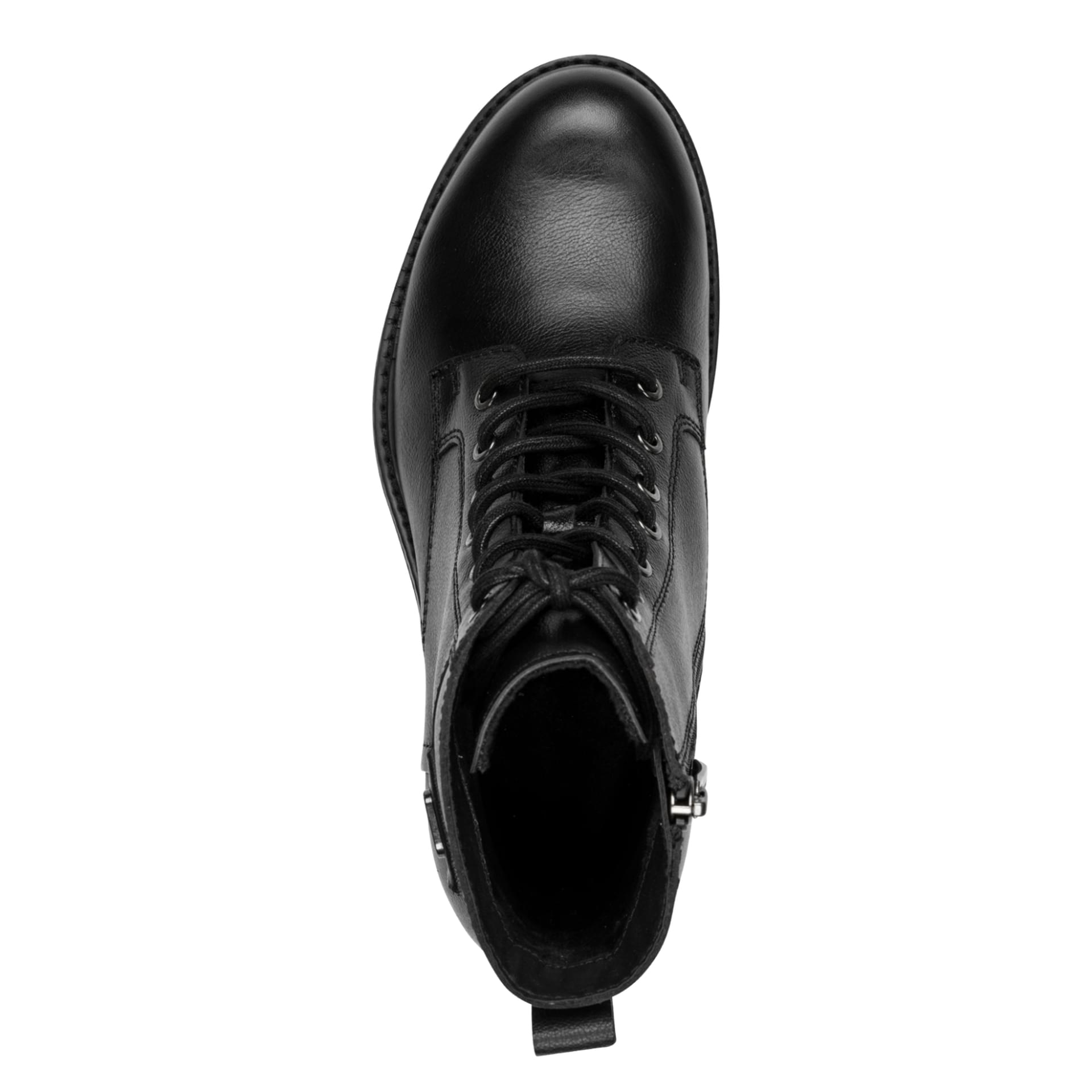 Tamaris Anouk Ankle Boots leather in Black, top view (SKU 1-25243-47--001)
