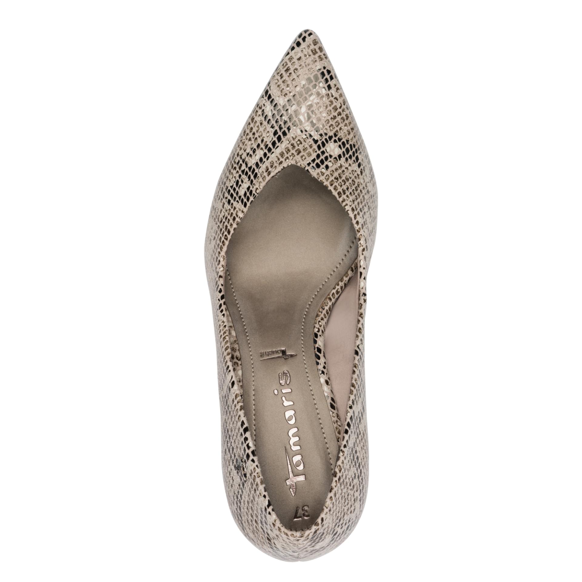 Tamaris Aquila Hakken 1-22453-45 in Beige Snake