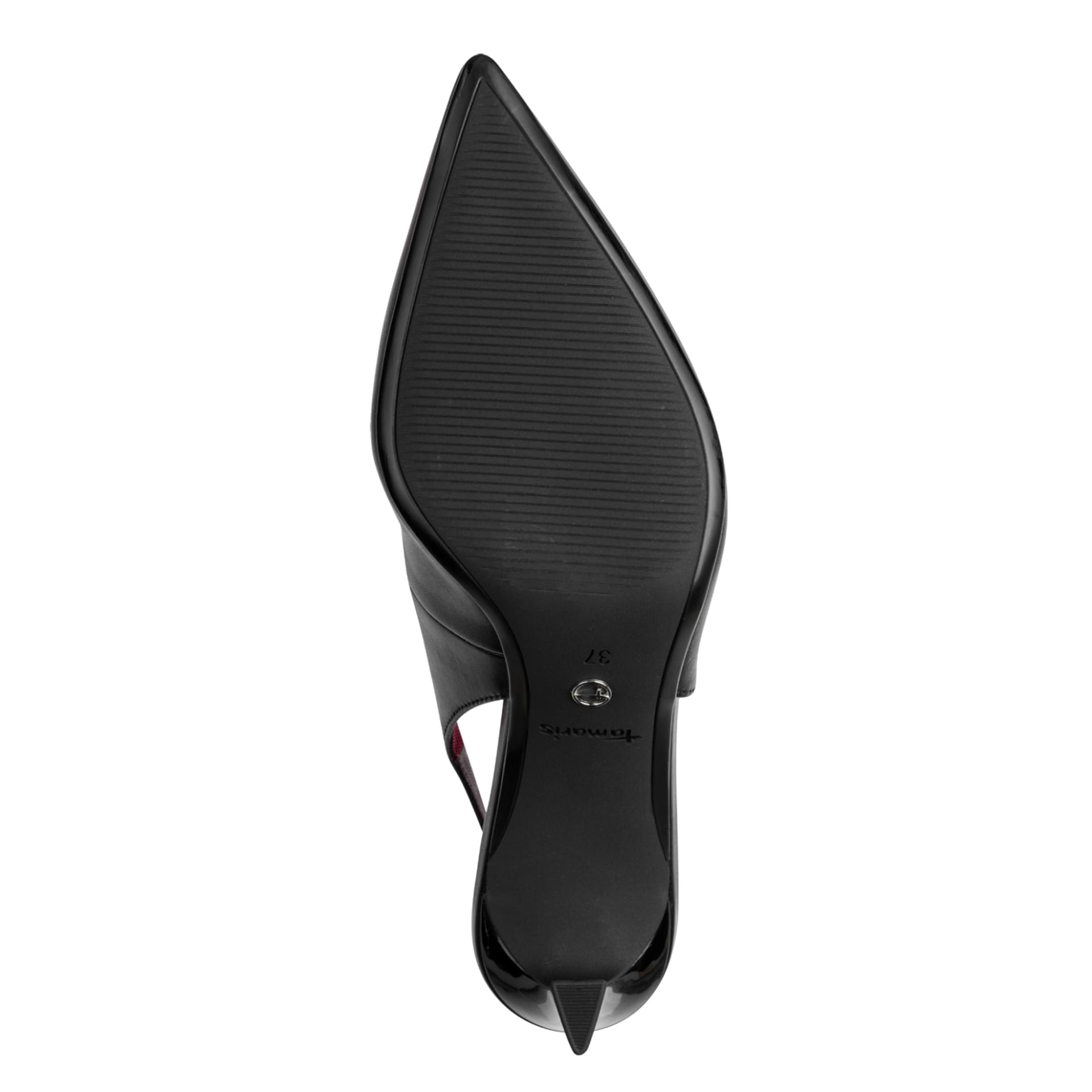 Tamaris Aquila Talons in Black Leather, semelle (SKU 1-29612-47--003)