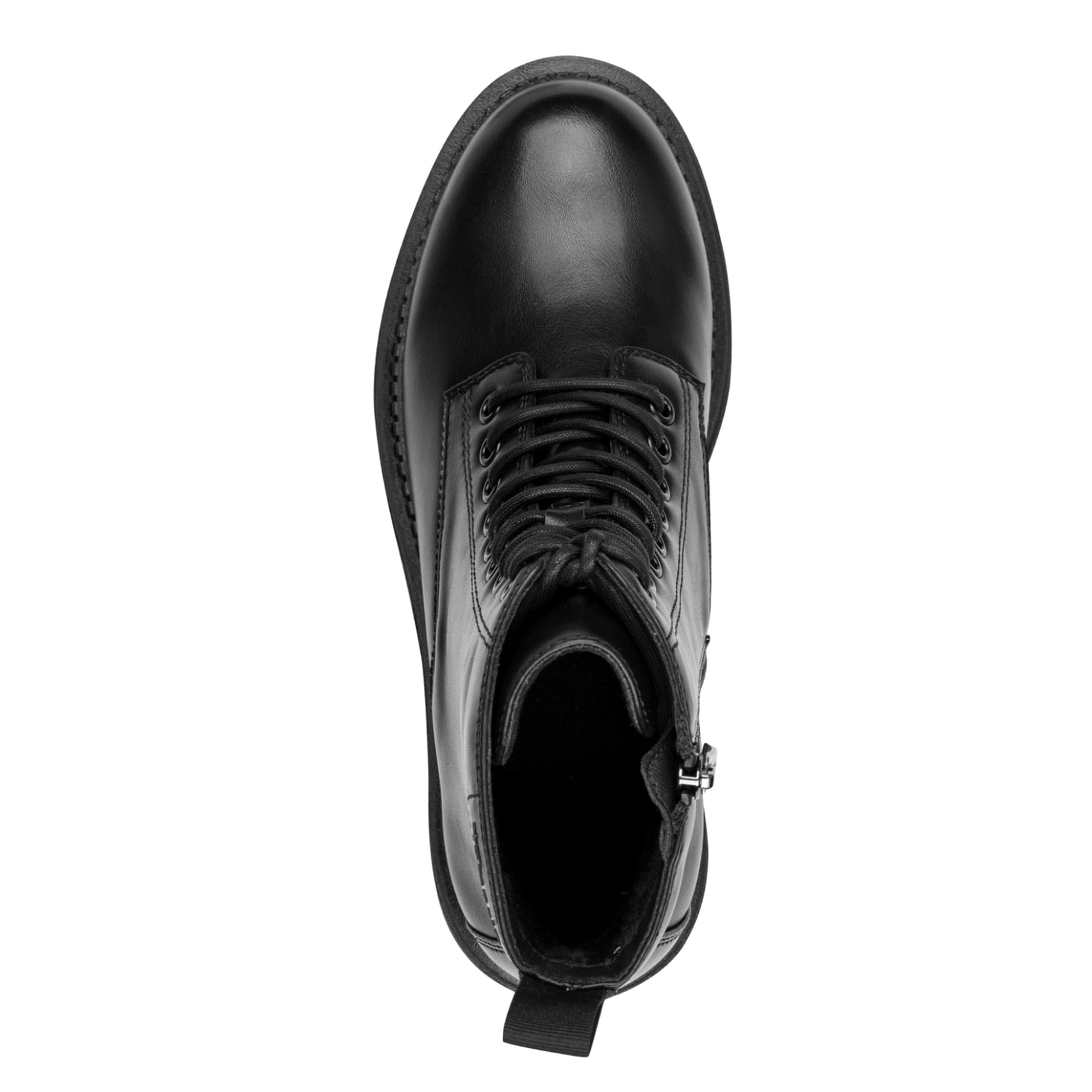 Tamaris Arlette Ankle Boots in Black, top view (SKU 1-25254-47--001)