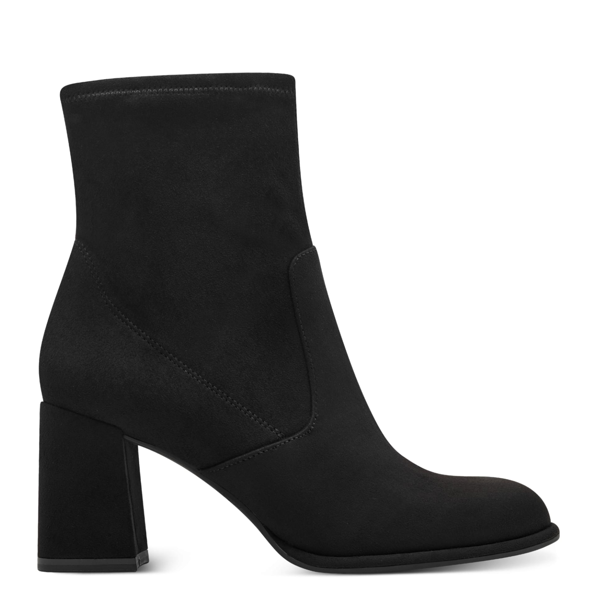 Tamaris Aspasia Enkellaarsjes 1-25057-43 in Black Suede