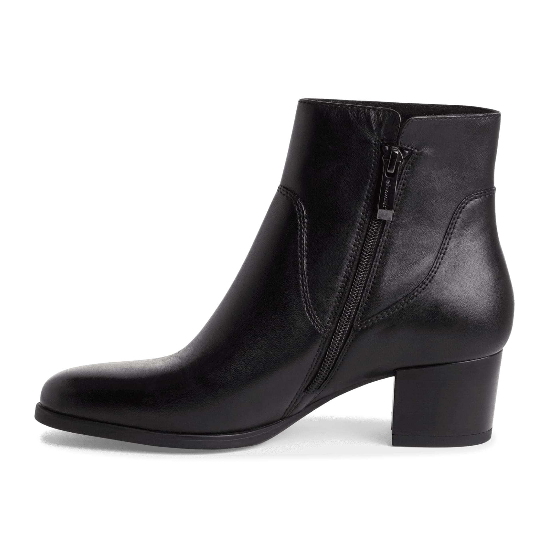 Tamaris Augusti Ankle Boots 1-25032-43 in Black Leather