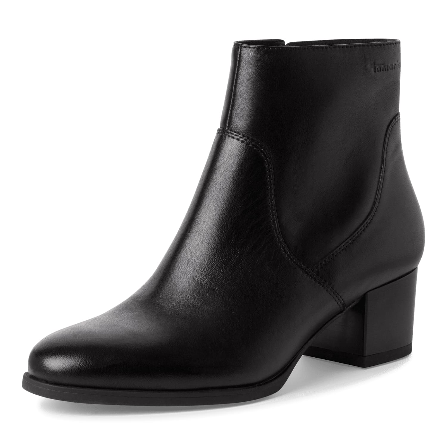 Tamaris Augusti Enkellaarsjes 1-25032-43 in Black Leather