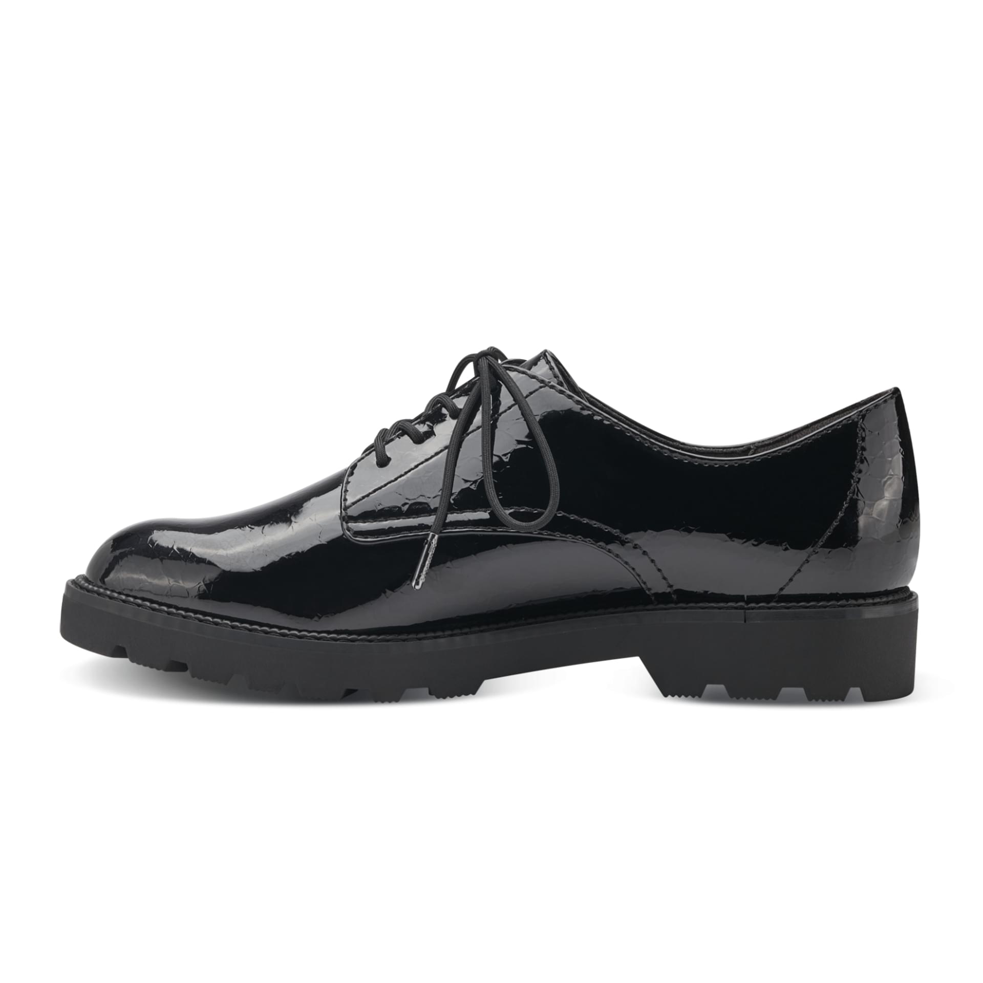 Tamaris Badam Veterschoenen 1-23605-41 in Blk Patent Str