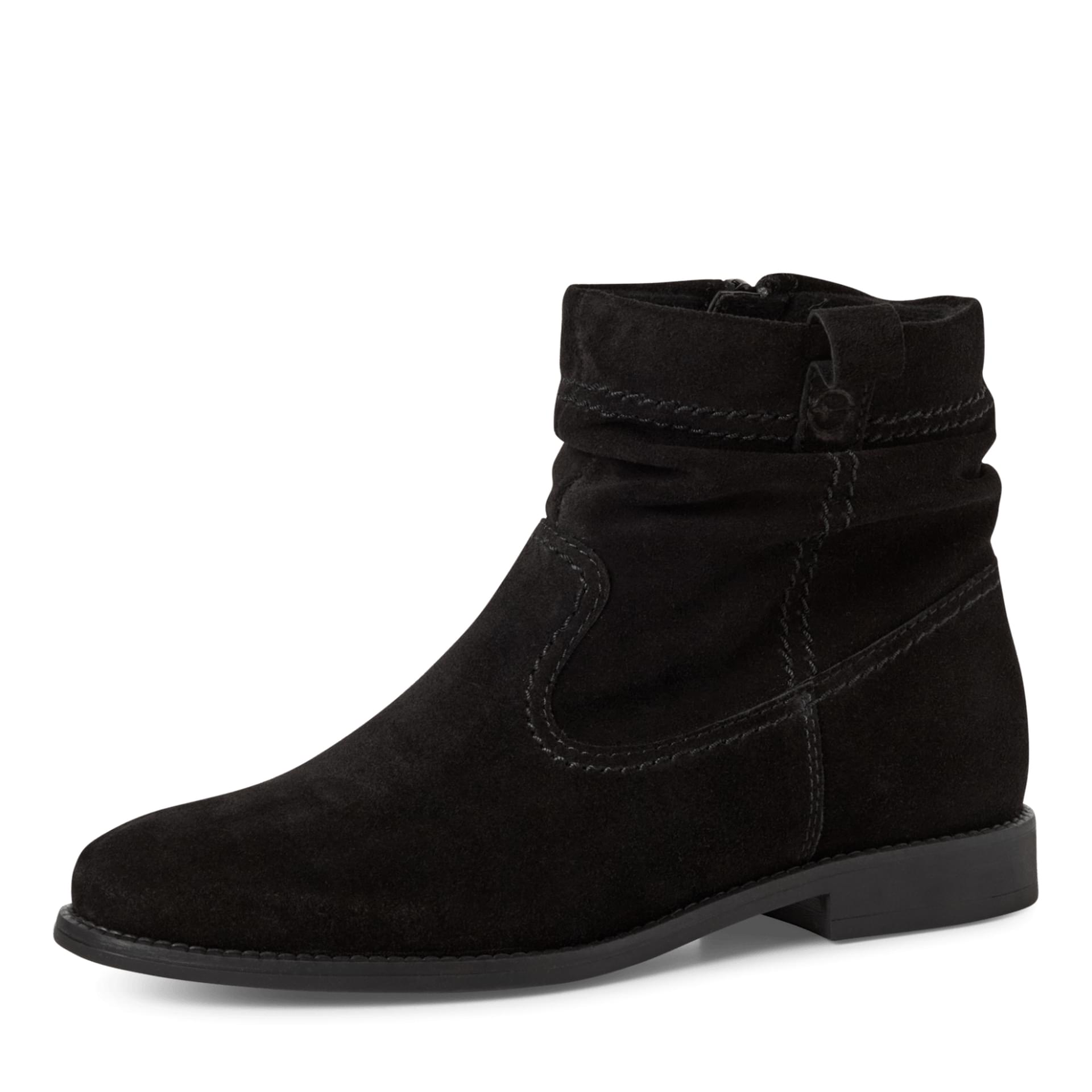 Tamaris Balsar Enkellaarsjes 1-25305-45 in Black