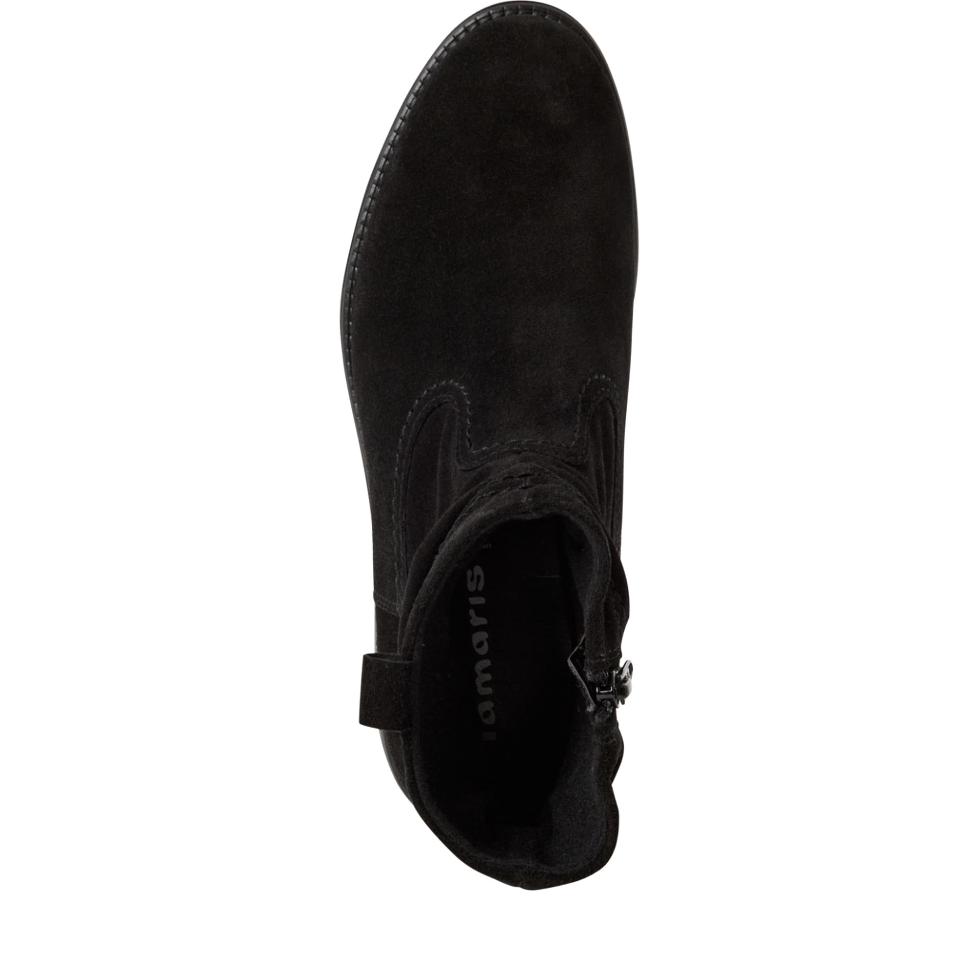 Tamaris Balsar Enkellaarsjes 1-25305-45 in Black