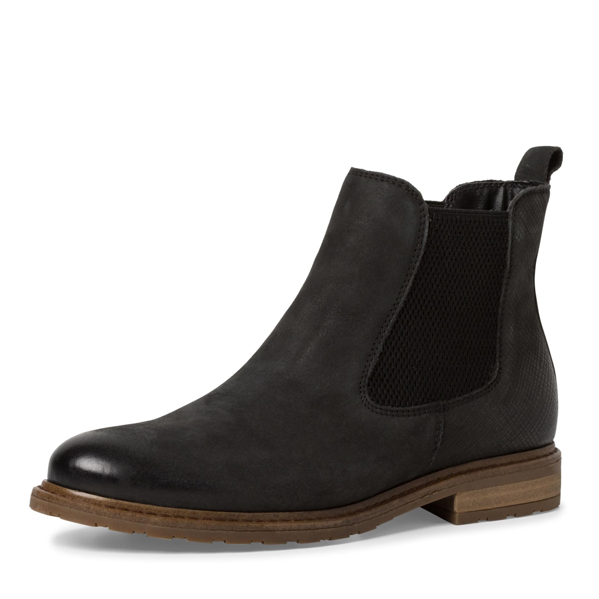 Tamaris Belin Chelsea Boots 1-25056-41 in Black/Struct.