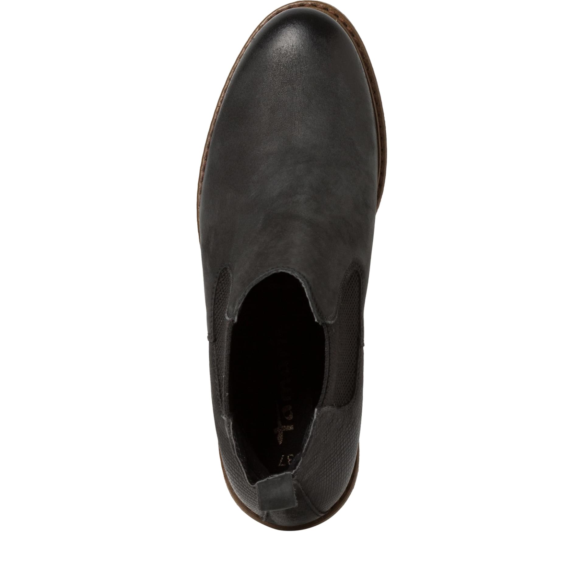 Tamaris Belin Chelsea Boots 1-25056-41 in Black/Struct.