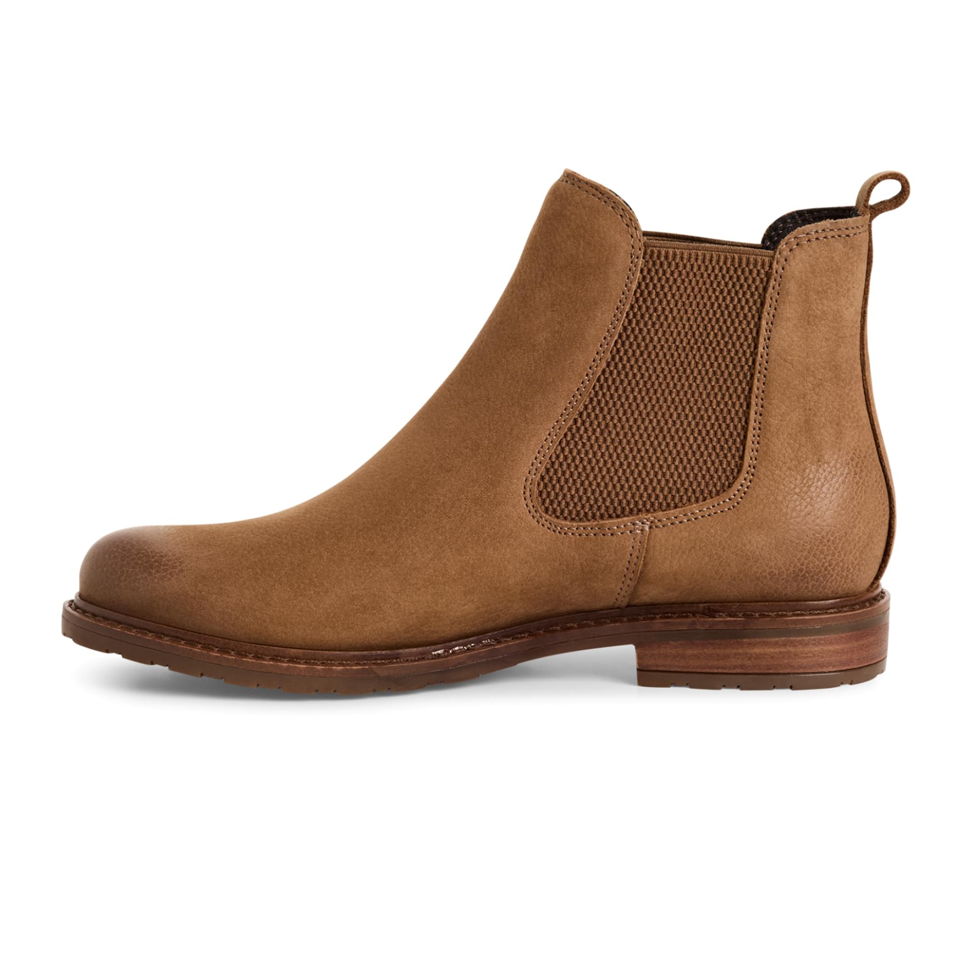 Tamaris Belin Chelsea Boots 1-25056-41 in Camel Nubuc