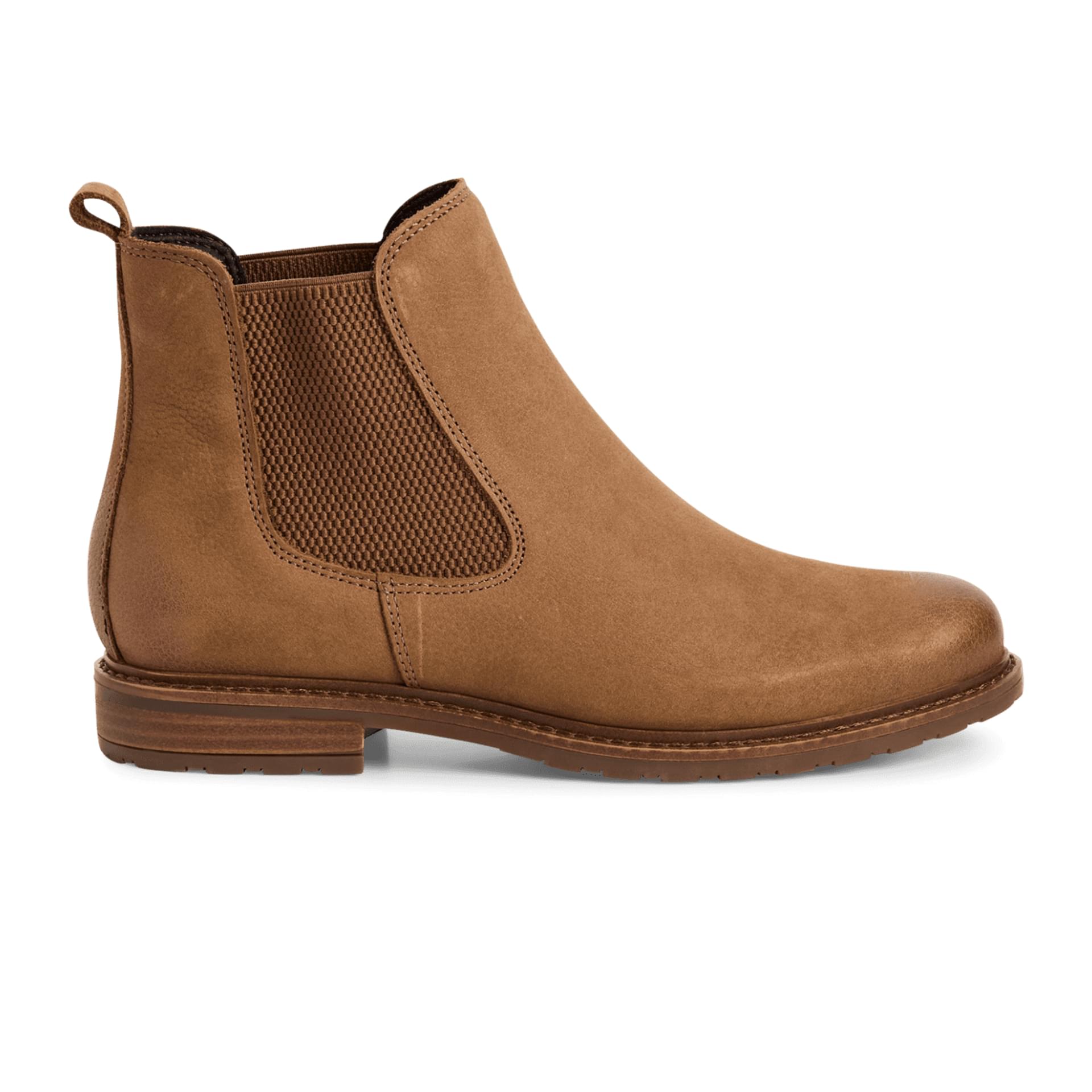 Tamaris Belin Chelsea Boots 1-25056-41 in Camel Nubuc
