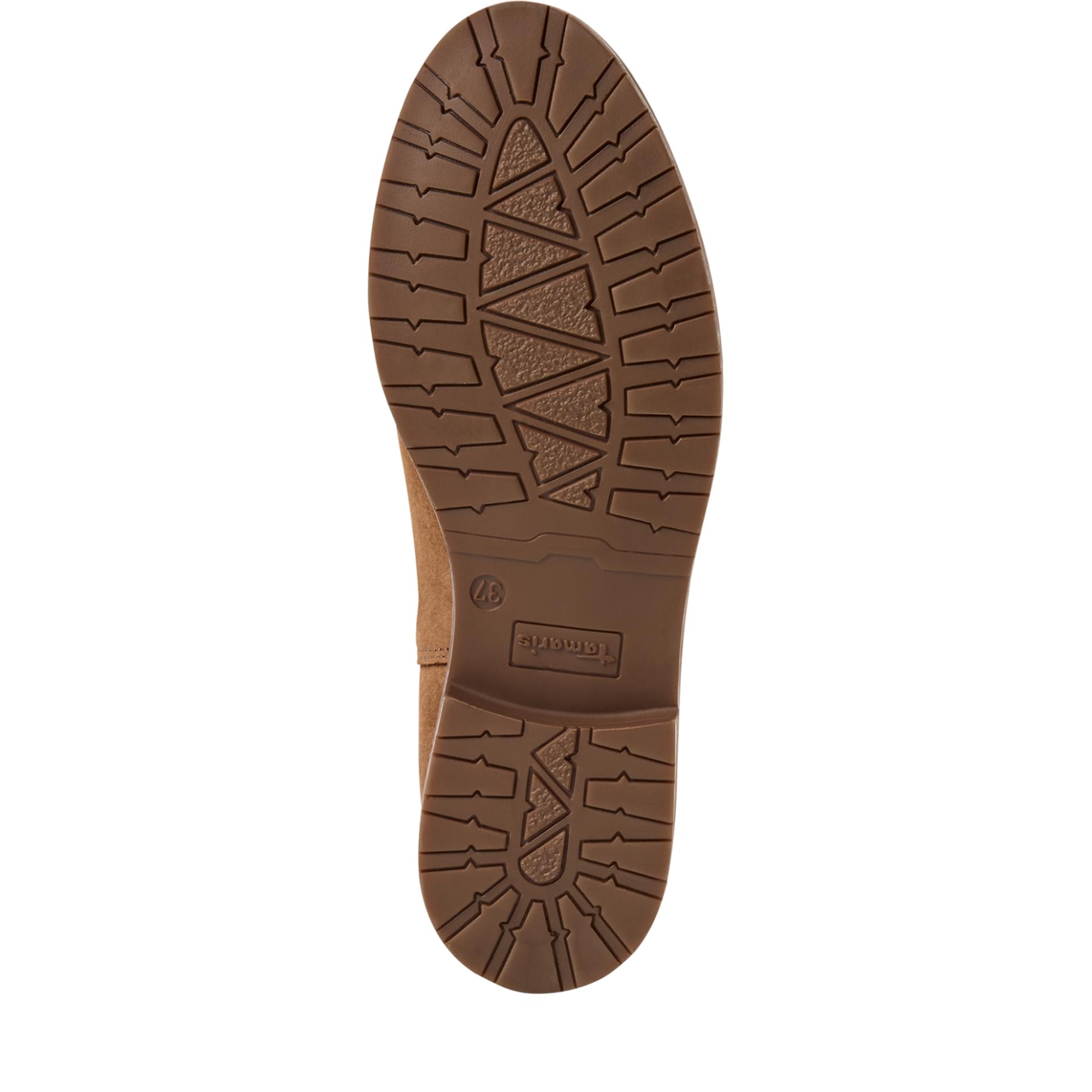 Tamaris Belin Chelsea Boots 1-25056-41 in Camel Nubuc