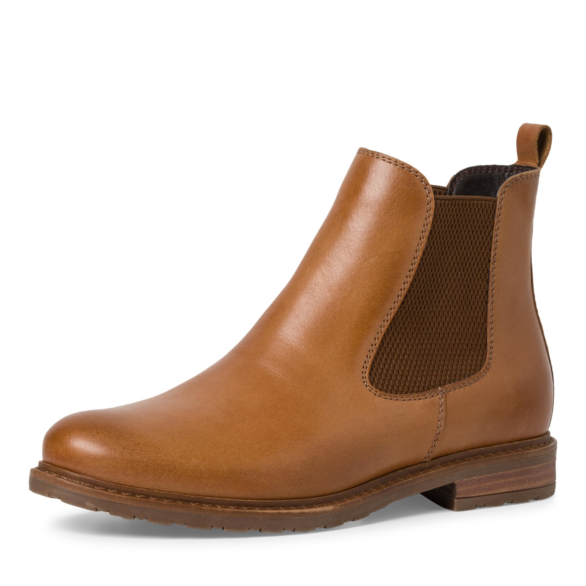 Tamaris Belin Chelsea Boots 1-25056-41 in Nut Leather