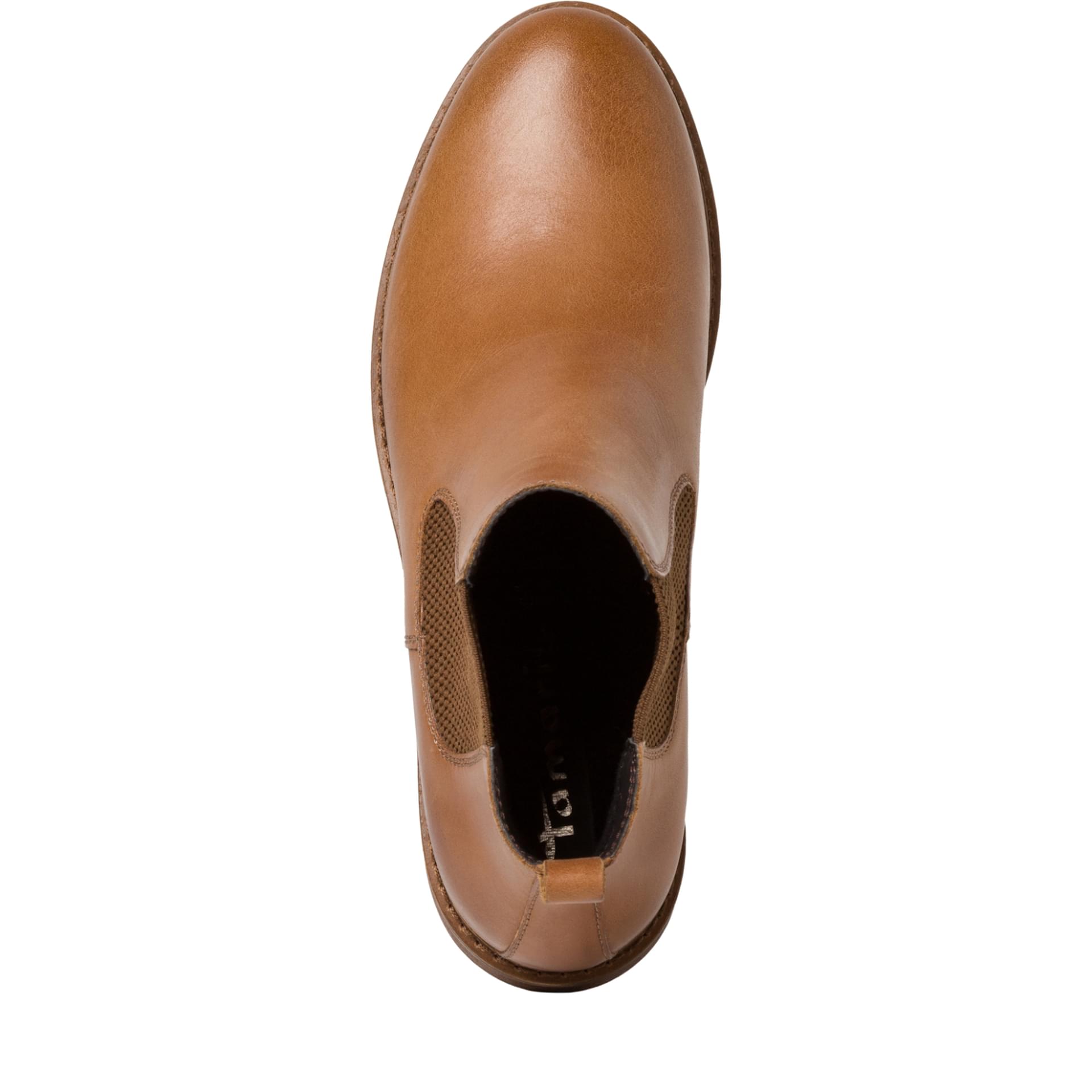 Tamaris Belin Chelsea Boots 1-25056-41 in Nut Leather