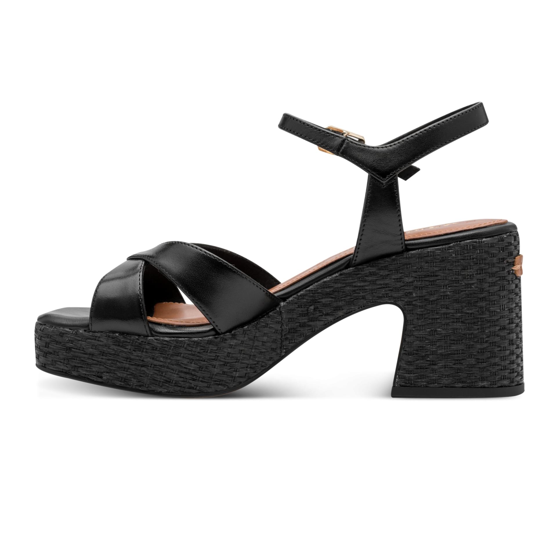 Tamaris Belladonna Sandalen 1-28313-44 in Black Leather