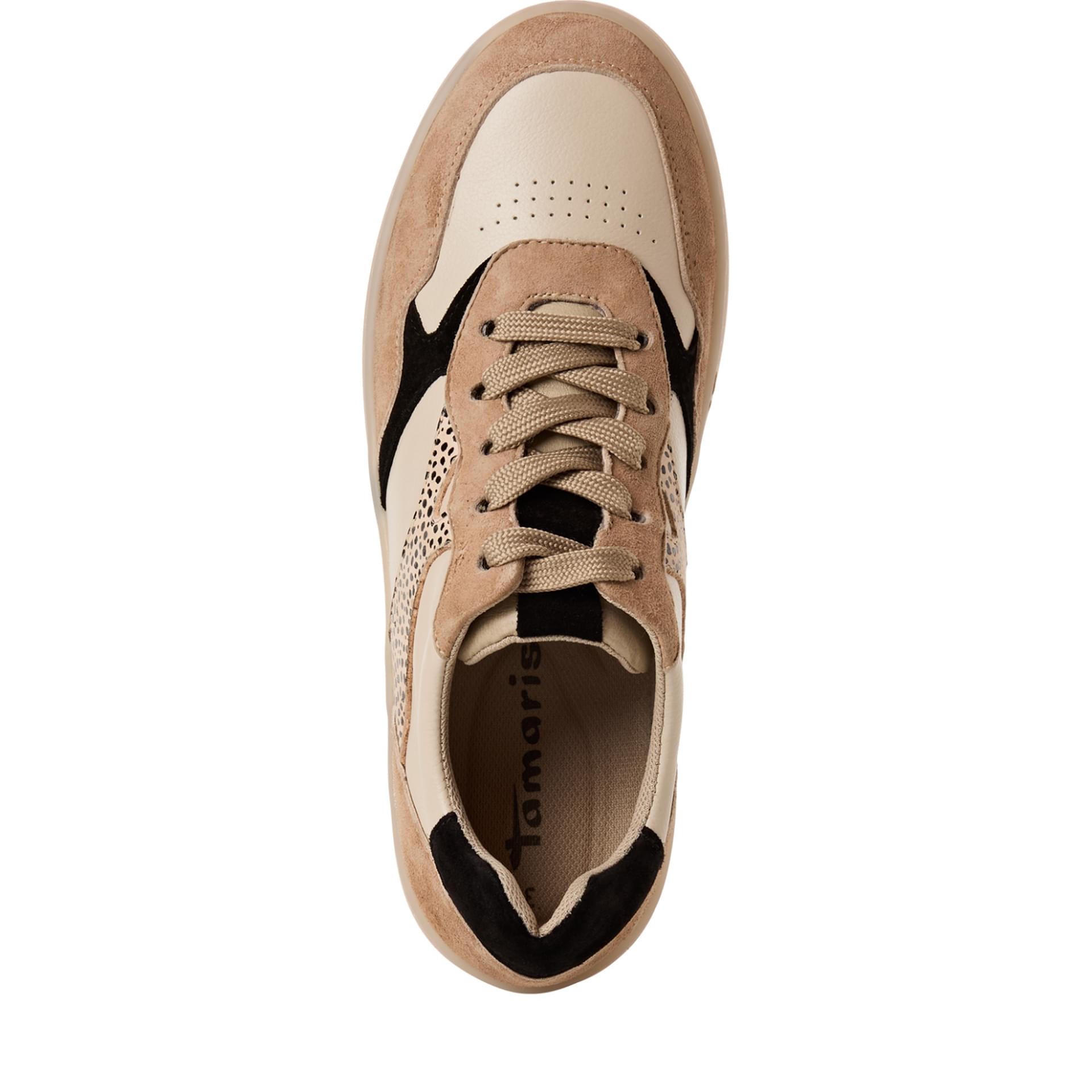 Tamaris Boogie Sneakers 1-23707-44 in Beige Comb