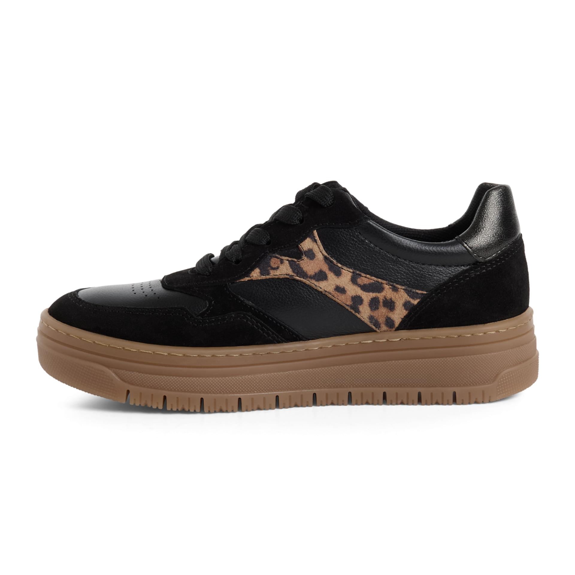 Tamaris Boogie Sneakers 1-23717-45 in Black/Leopard