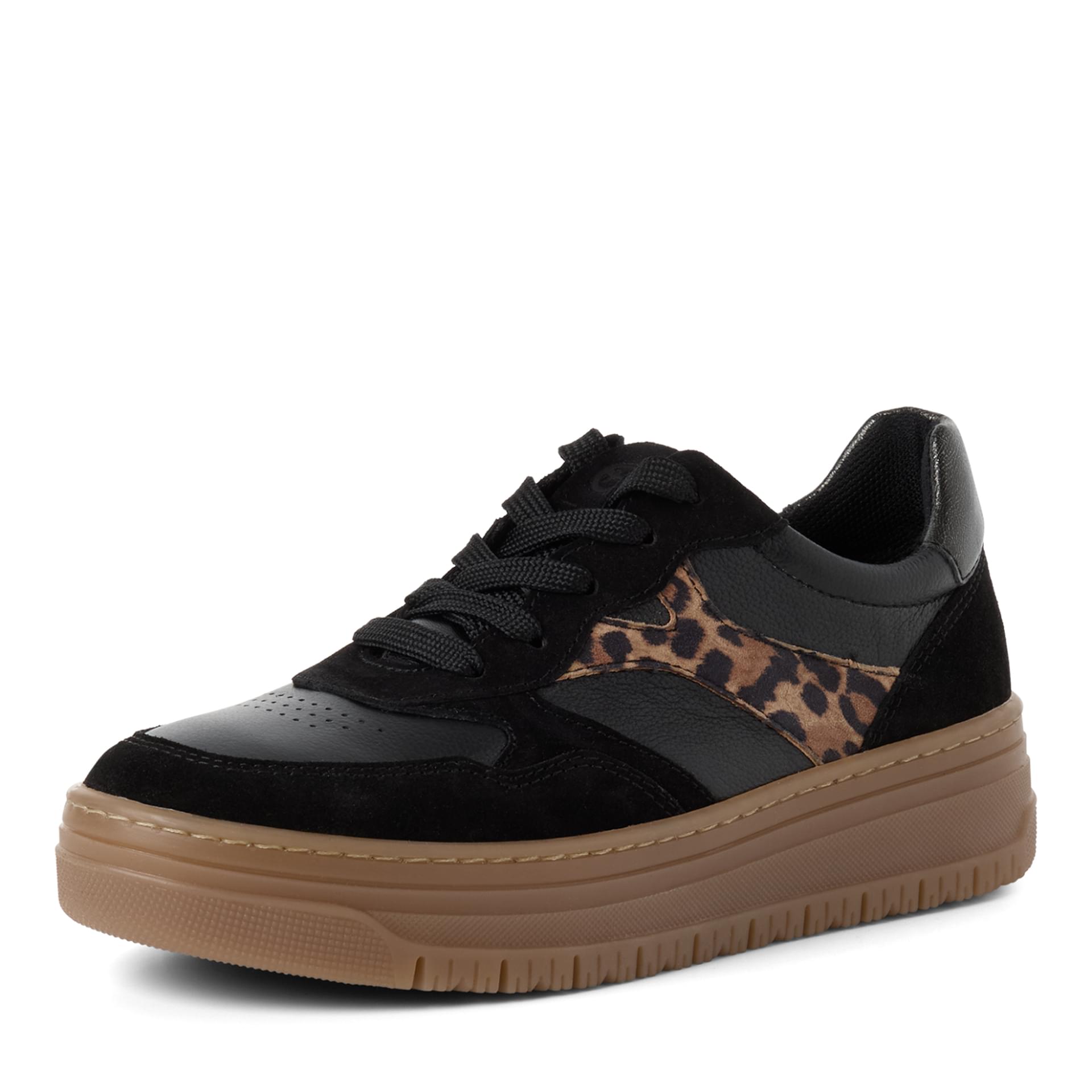 Tamaris Boogie Sneakers 1-23717-45 in Black/Leopard