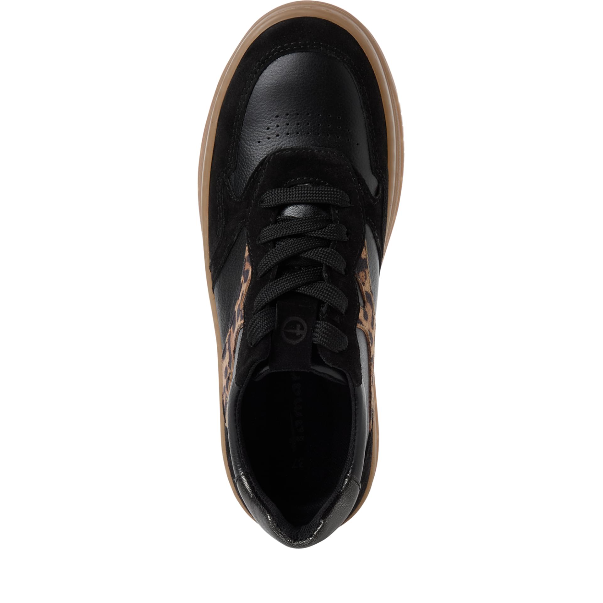 Tamaris Boogie Sneakers 1-23717-45 in Black/Leopard