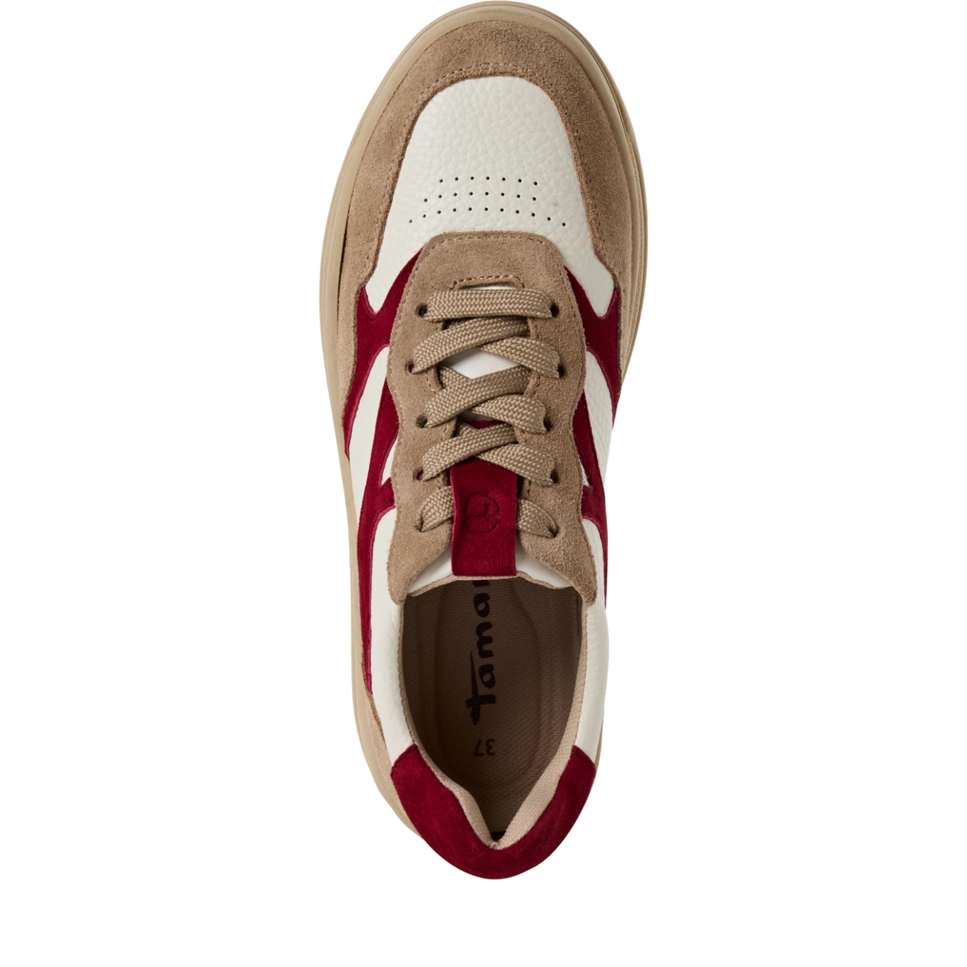 Tamaris Boogie Sneakers 1-23717-45 in Beige Comb