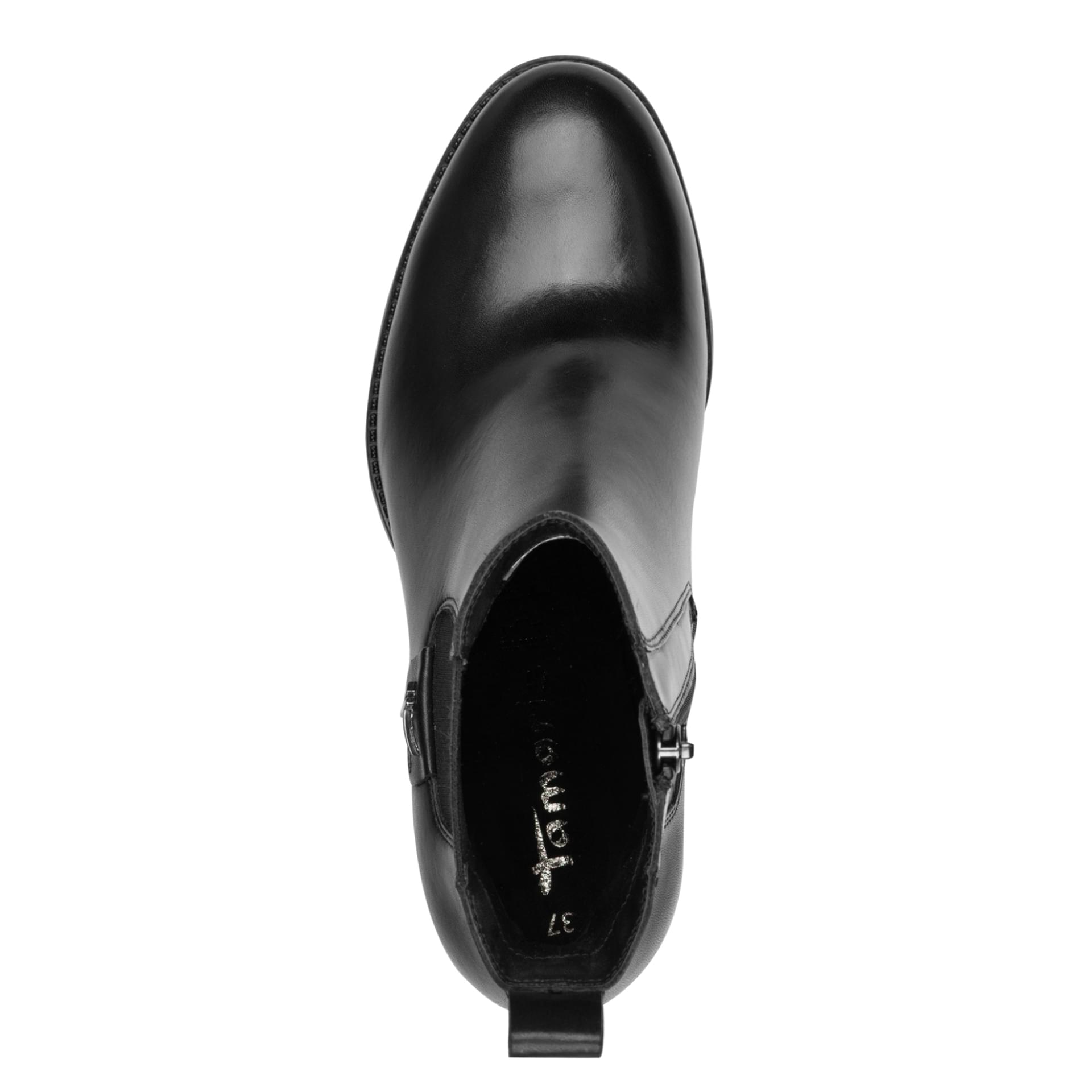 Tamaris Bresta Chelsea Boots 1-25325-45 in Black Leather