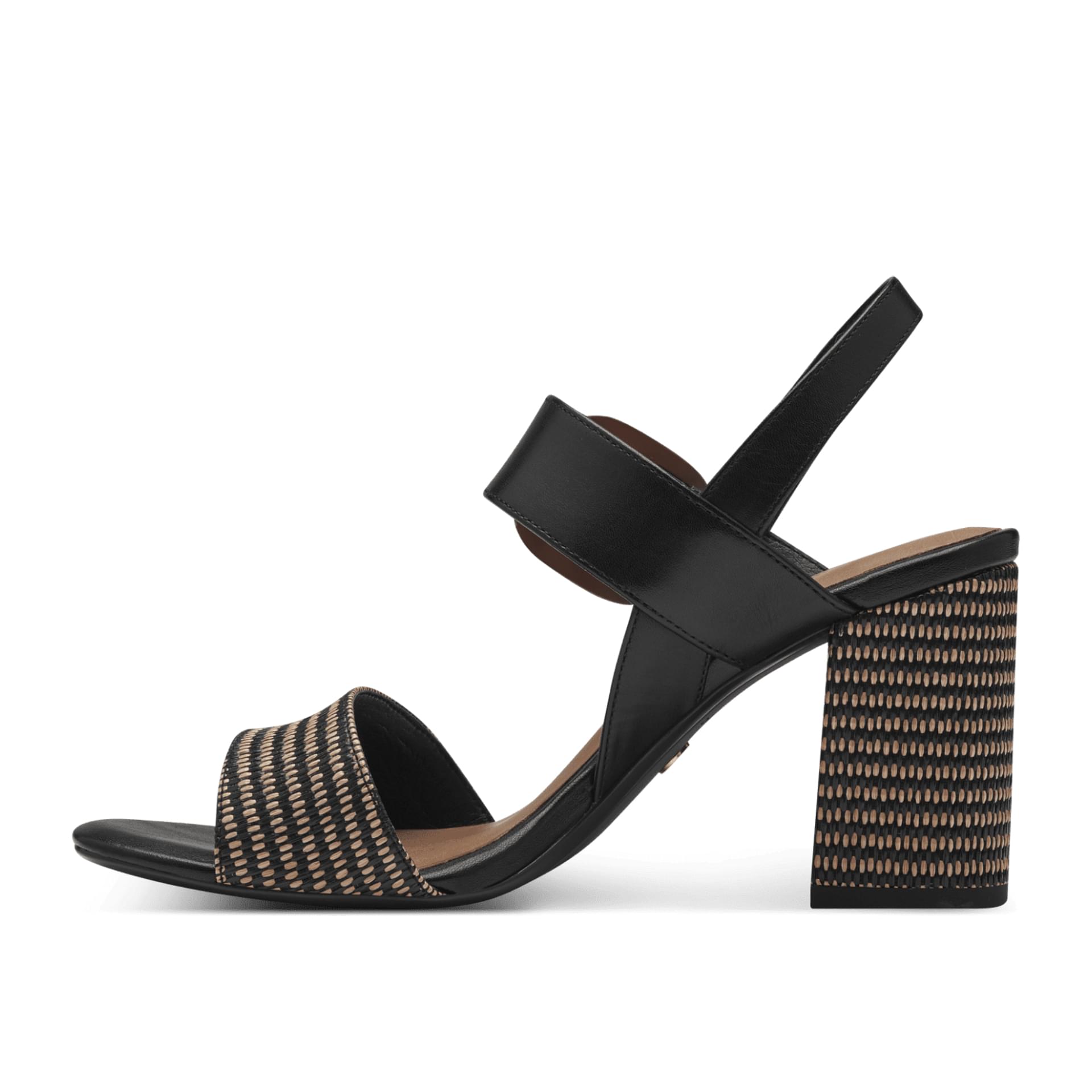 Tamaris Callie Sandals 1-28015-42 in Black Comb