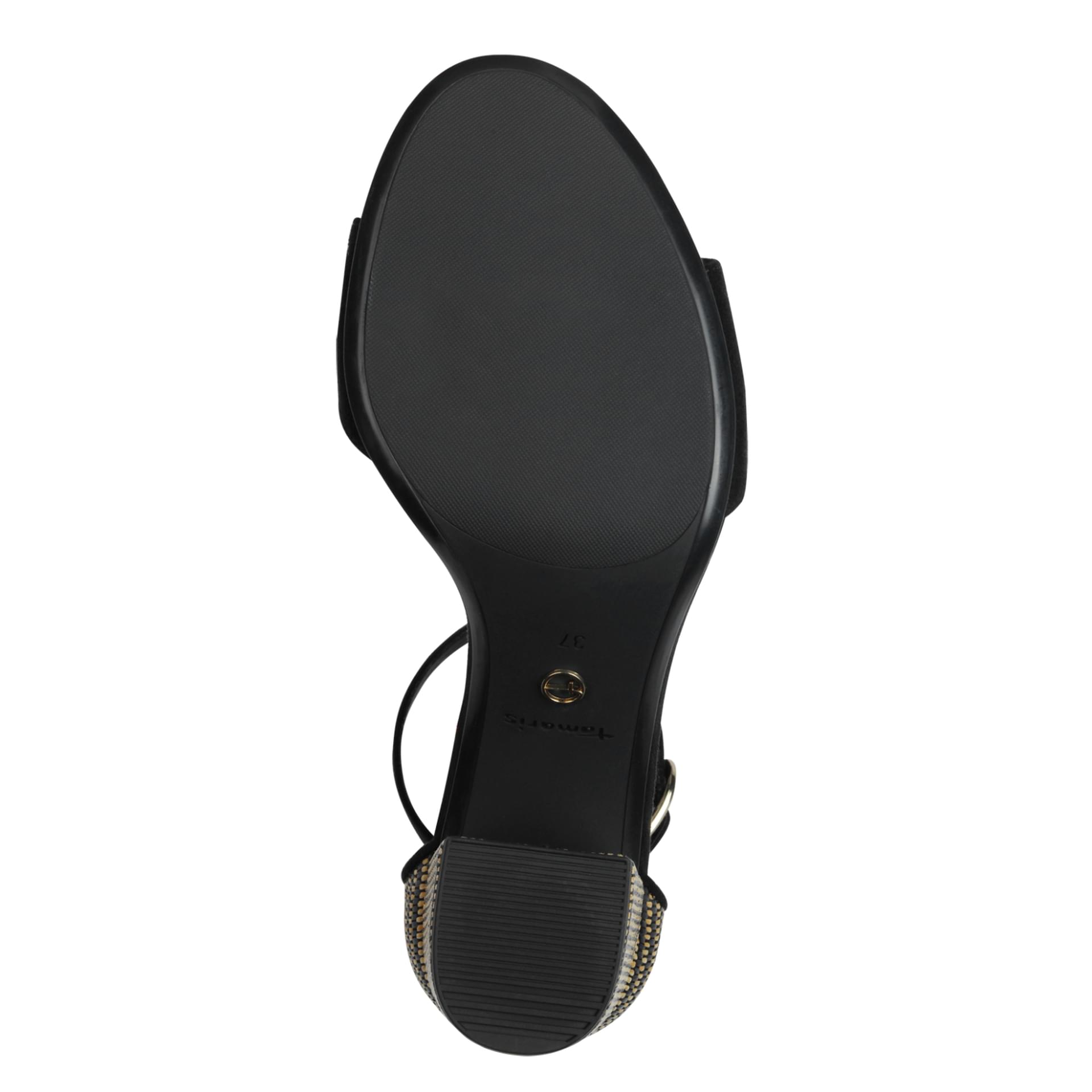Tamaris Callie Sandales 1-28356-42 in Black Comb