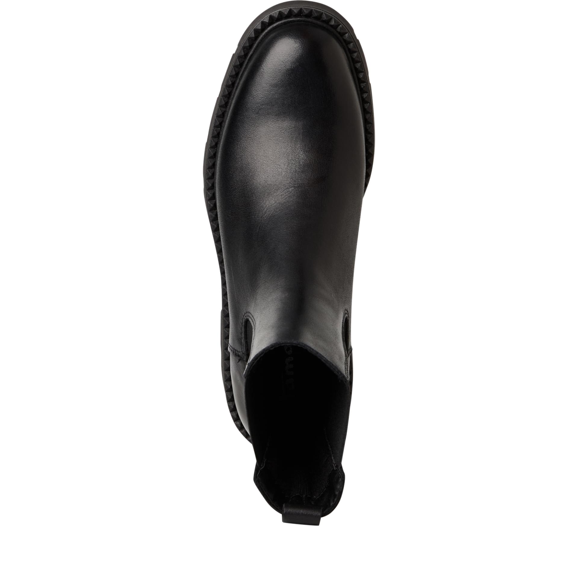 Tamaris Canado Chelsea Boots 1-25473-45 in Black Leather