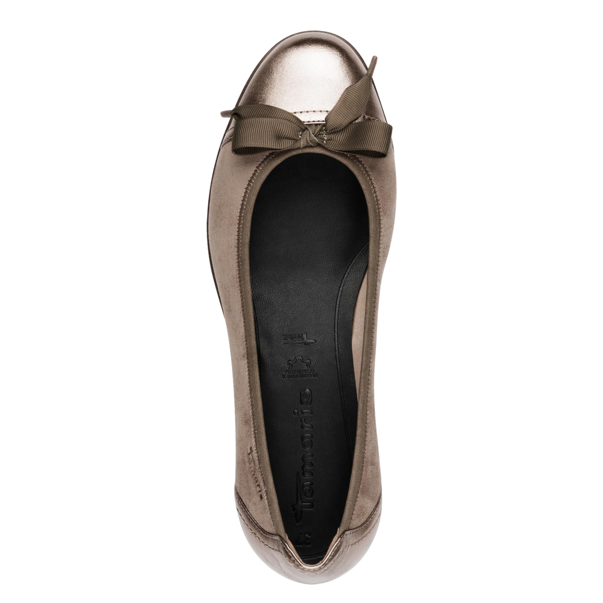 Tamaris Careen Ballerina's 1-22126-43 in Grey