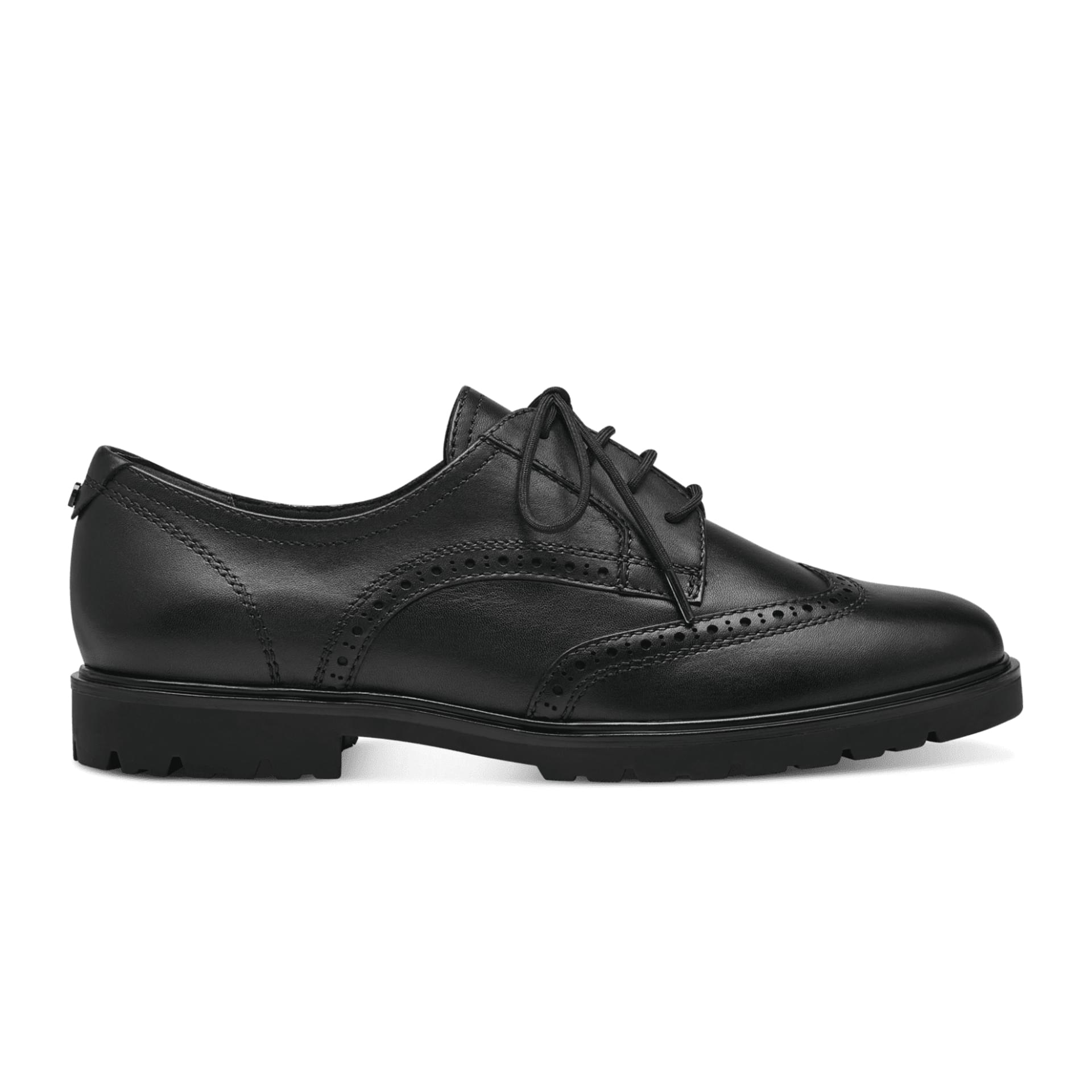 Tamaris Careen Veterschoenen 1-23200-41 in Black Leather