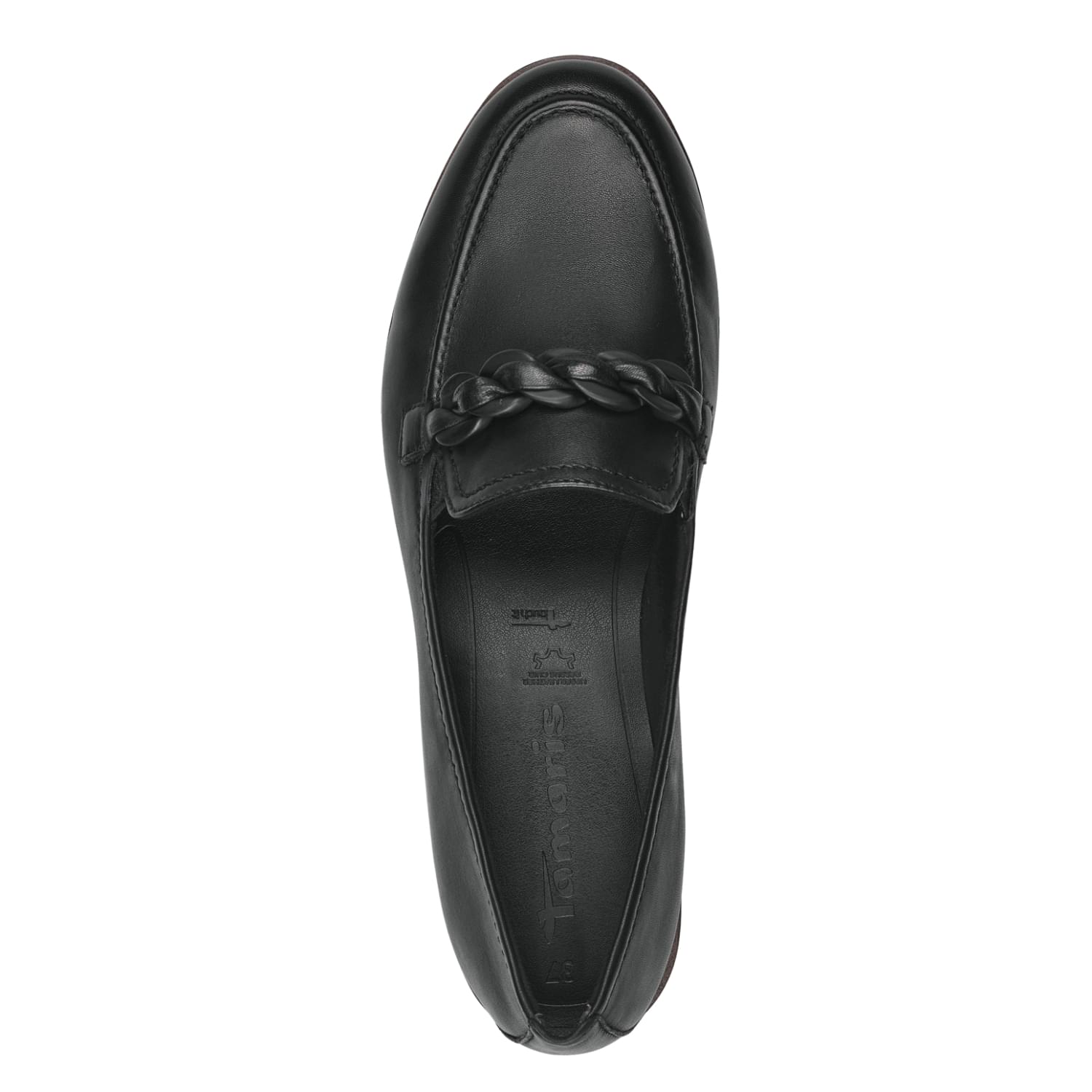 Tamaris Careen Slippers 1-24200-42 in Black Leather