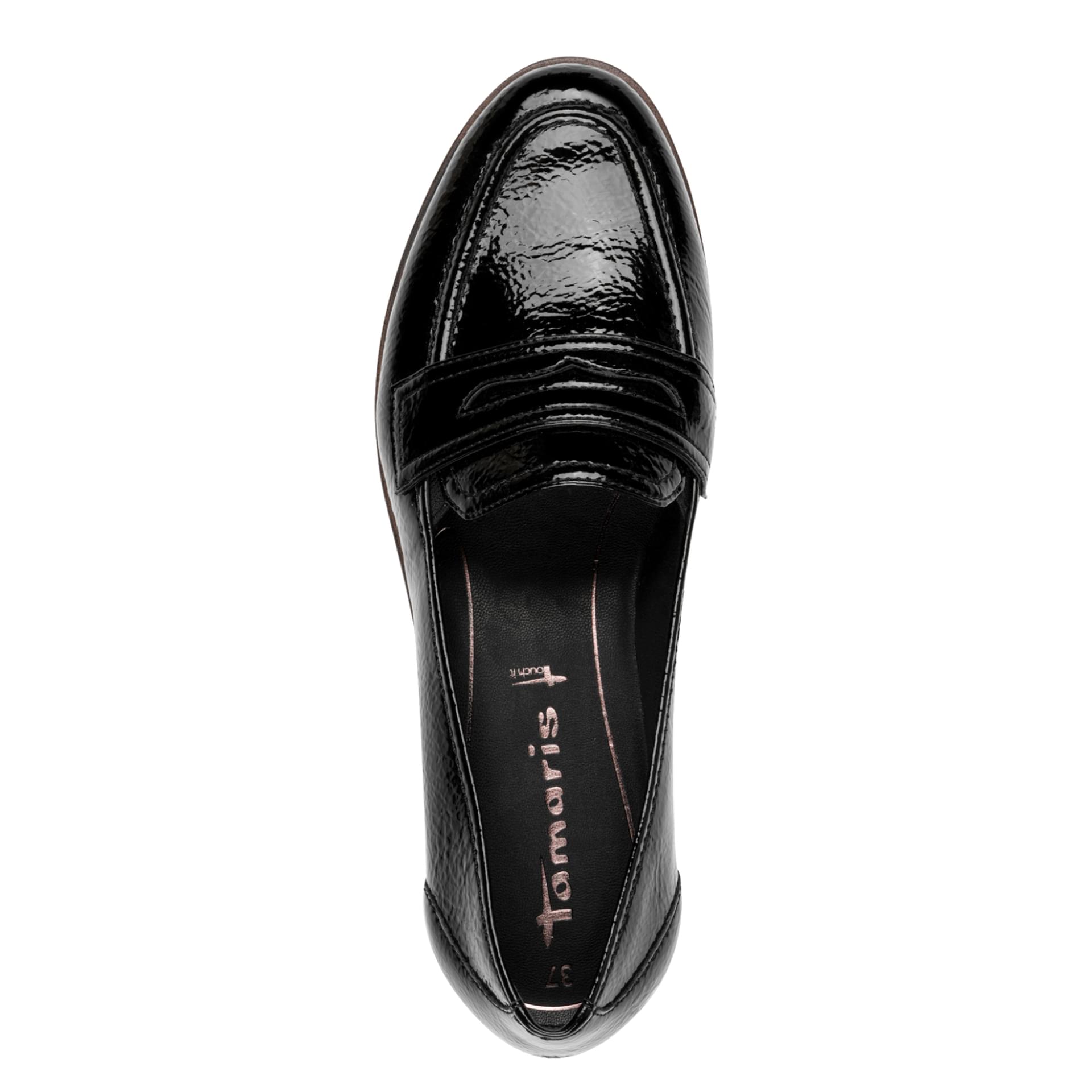 Tamaris Careen Mules 1-24239-42 in Black Patent