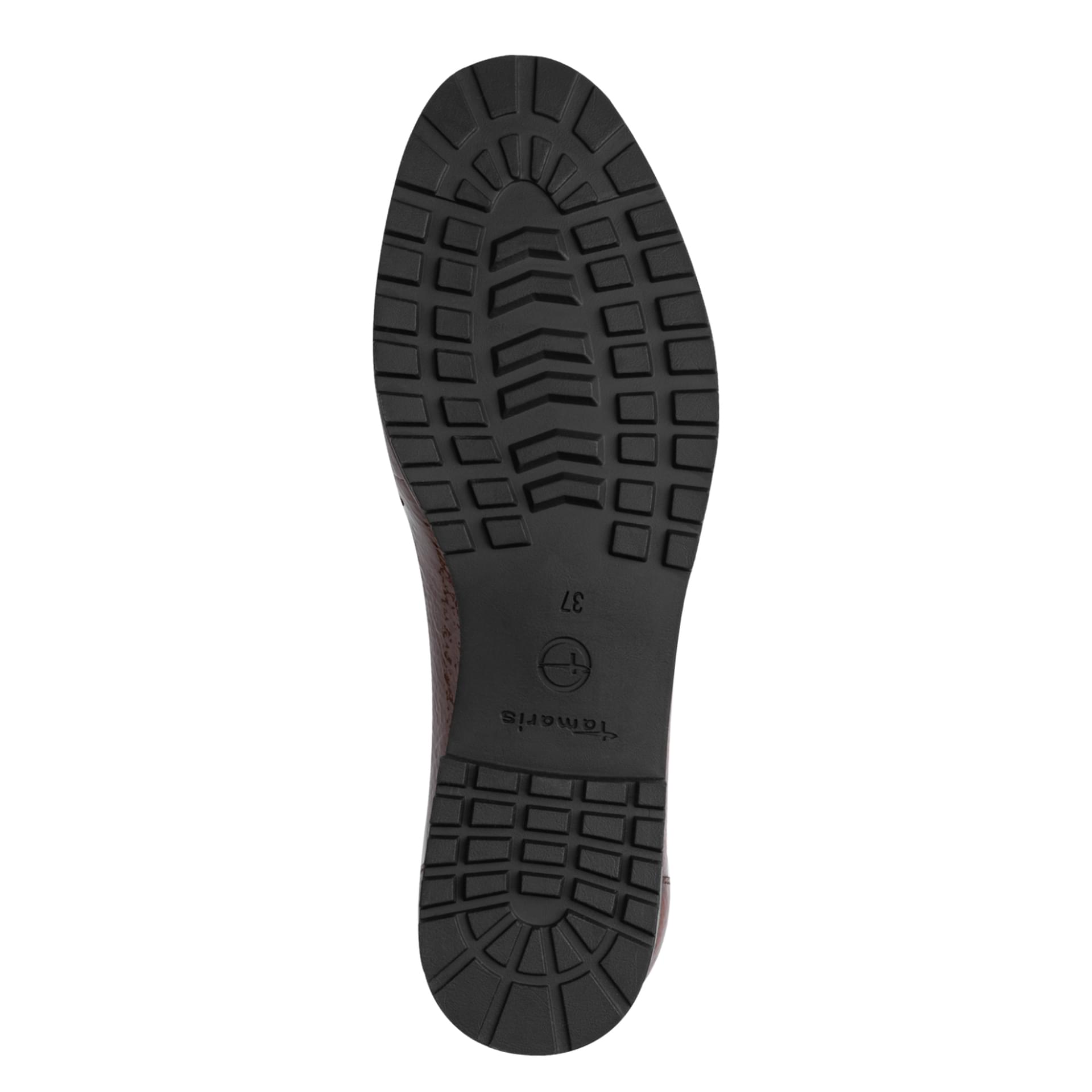 Tamaris Careen Slippers 1-24239-42 in Cognac Patent