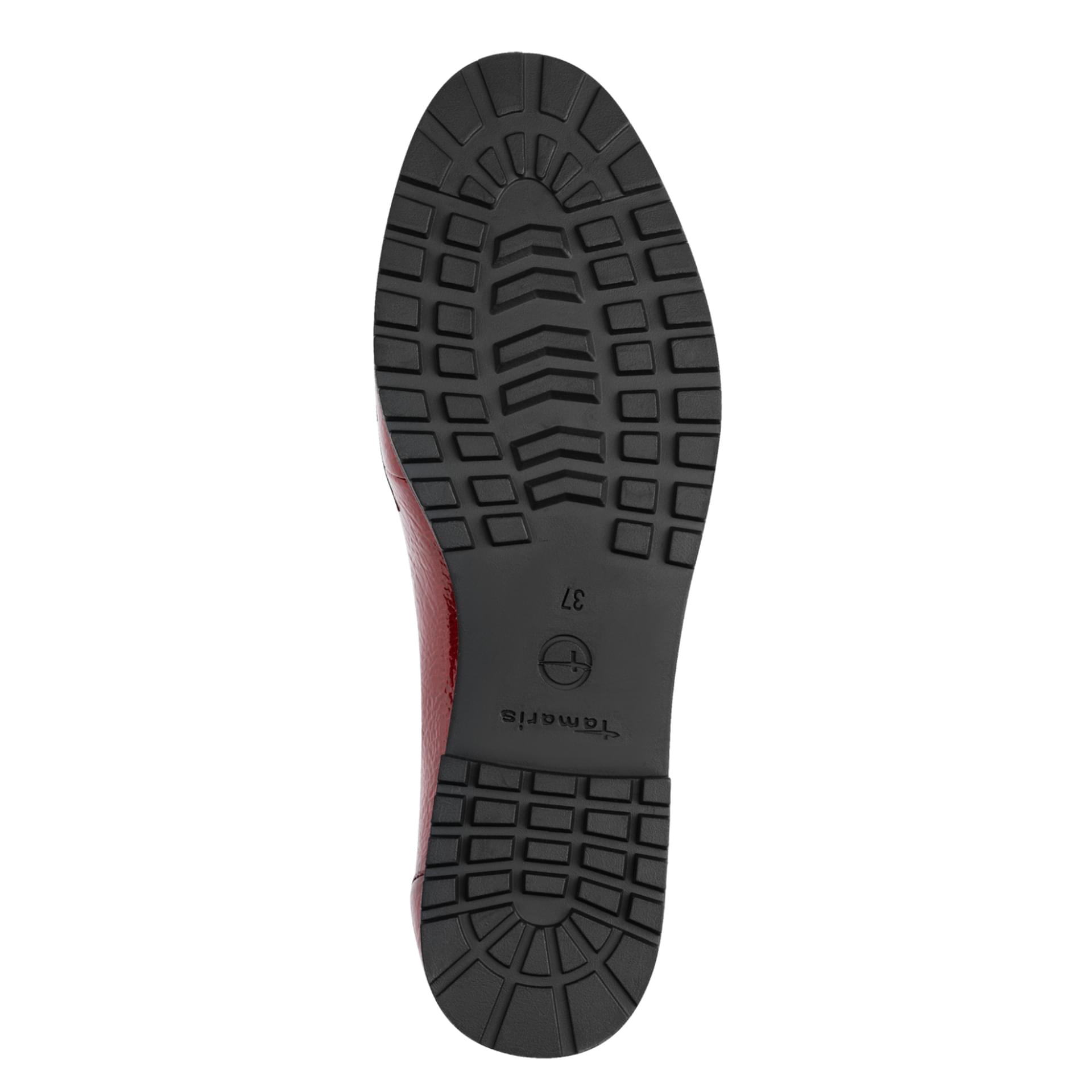 Tamaris Careen Mules 1-24239-42 in Red Patent