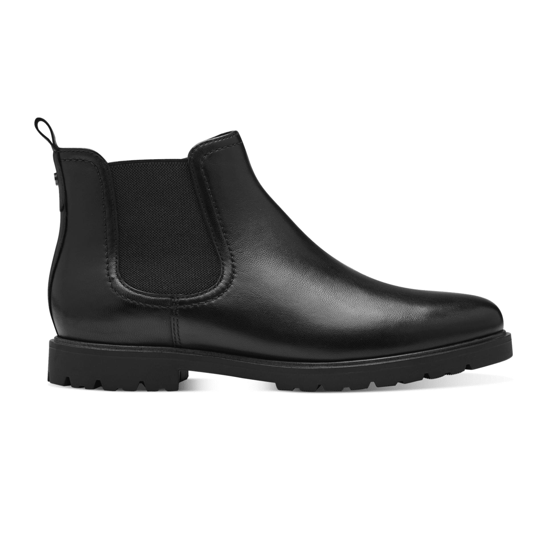 Tamaris Careen Chelsea Boots 1-25348-43 in Black Leather