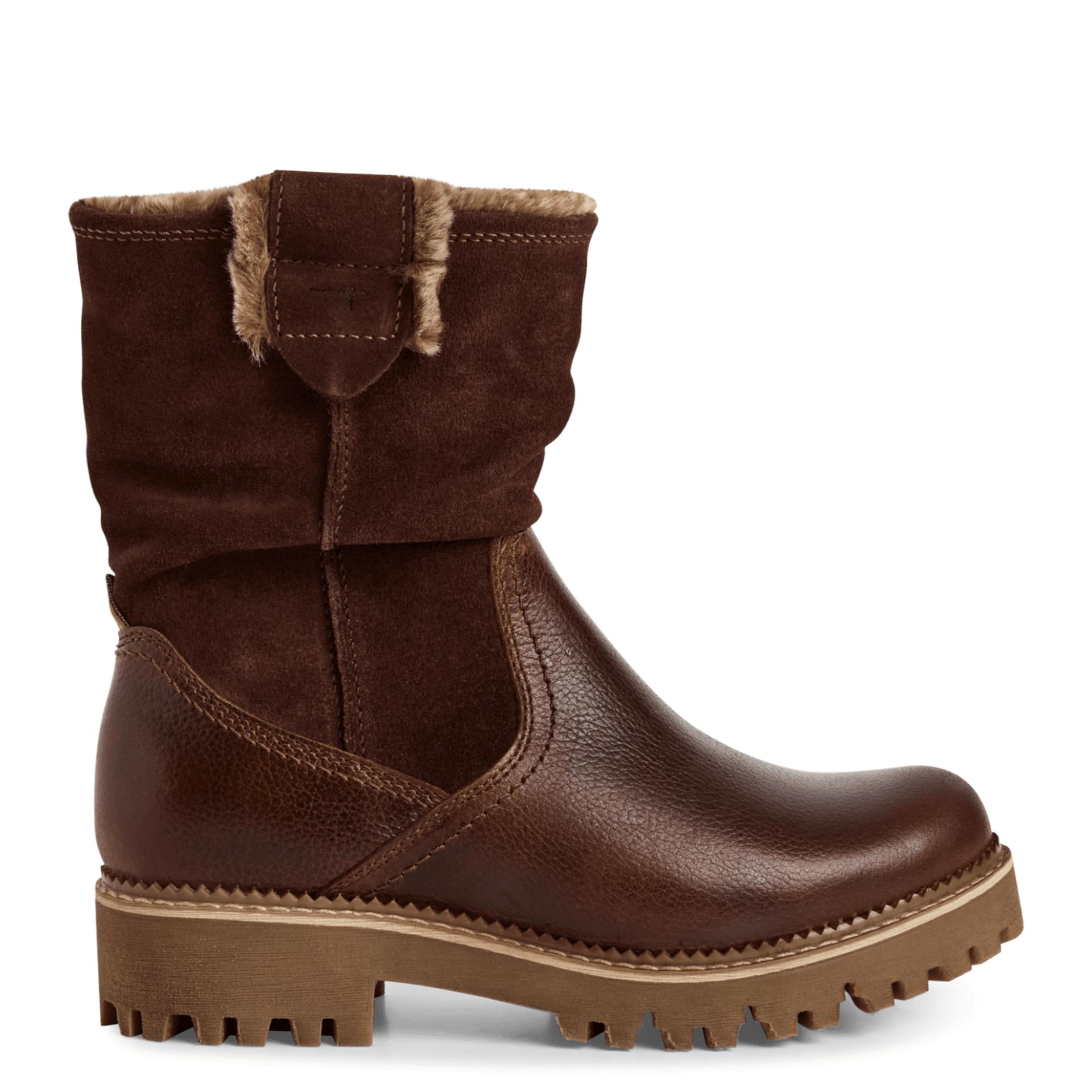 Tamaris Catser Enkellaarsjes 1-26416-45 in Cognac