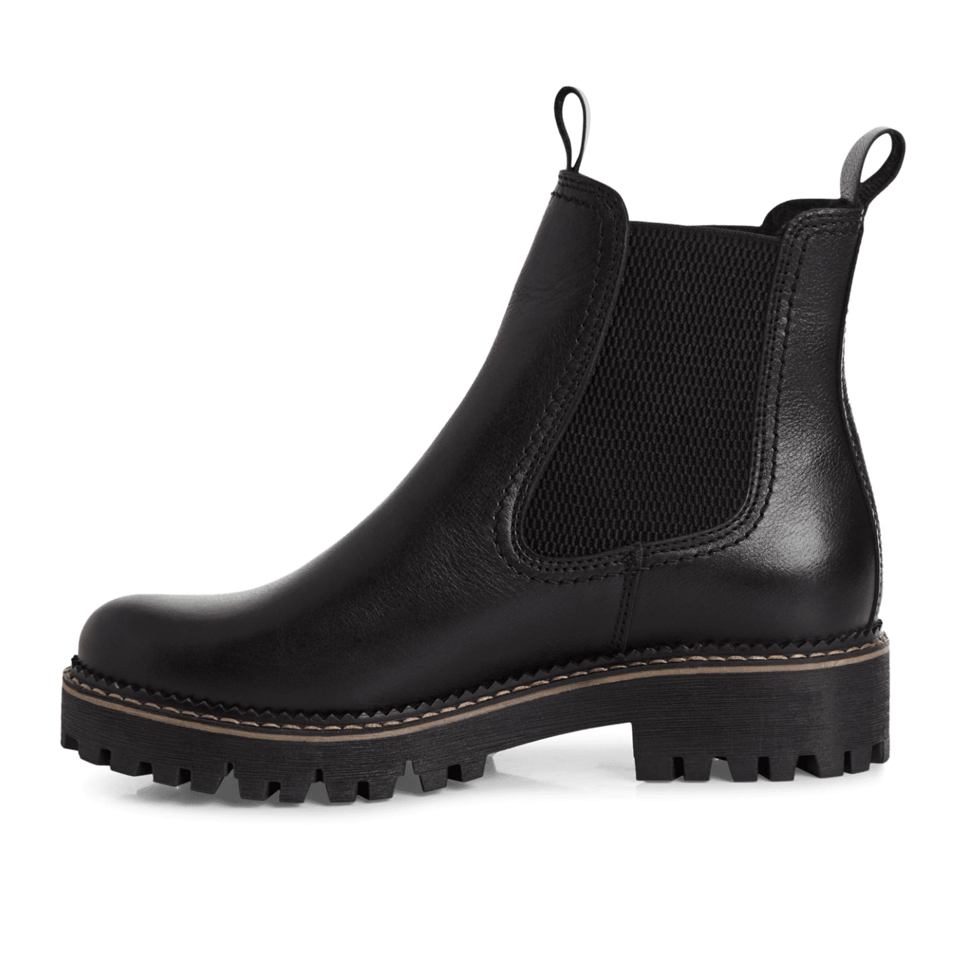Tamaris Catser Chelsea Boots 1-26494-45 in Black Leather