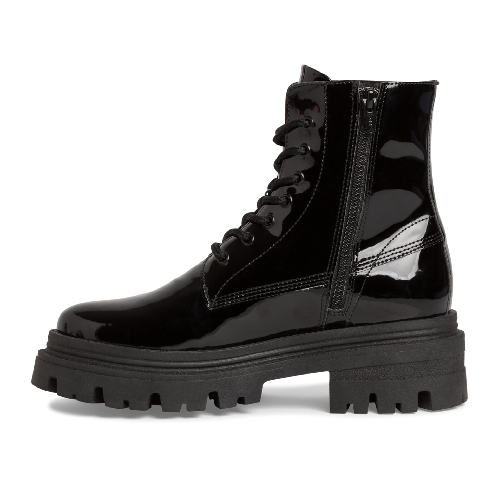 Tamaris Cayetana Ankle Boots 1-25290-41 in Black Patent