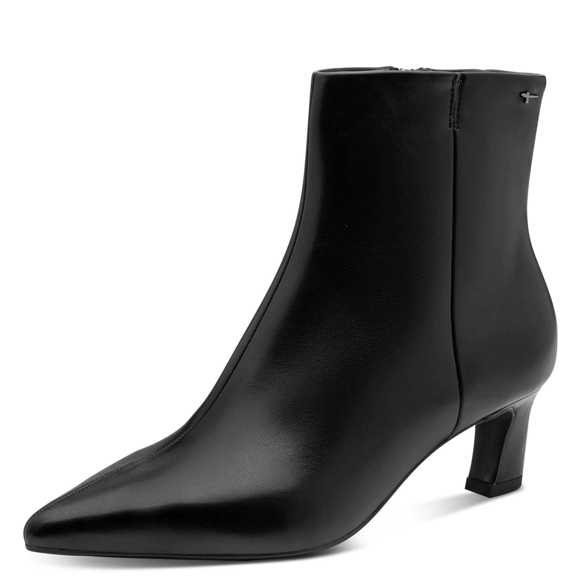 Tamaris Chaya Bottines in Black, vue trois-quarts (SKU 1-25384-47--001)