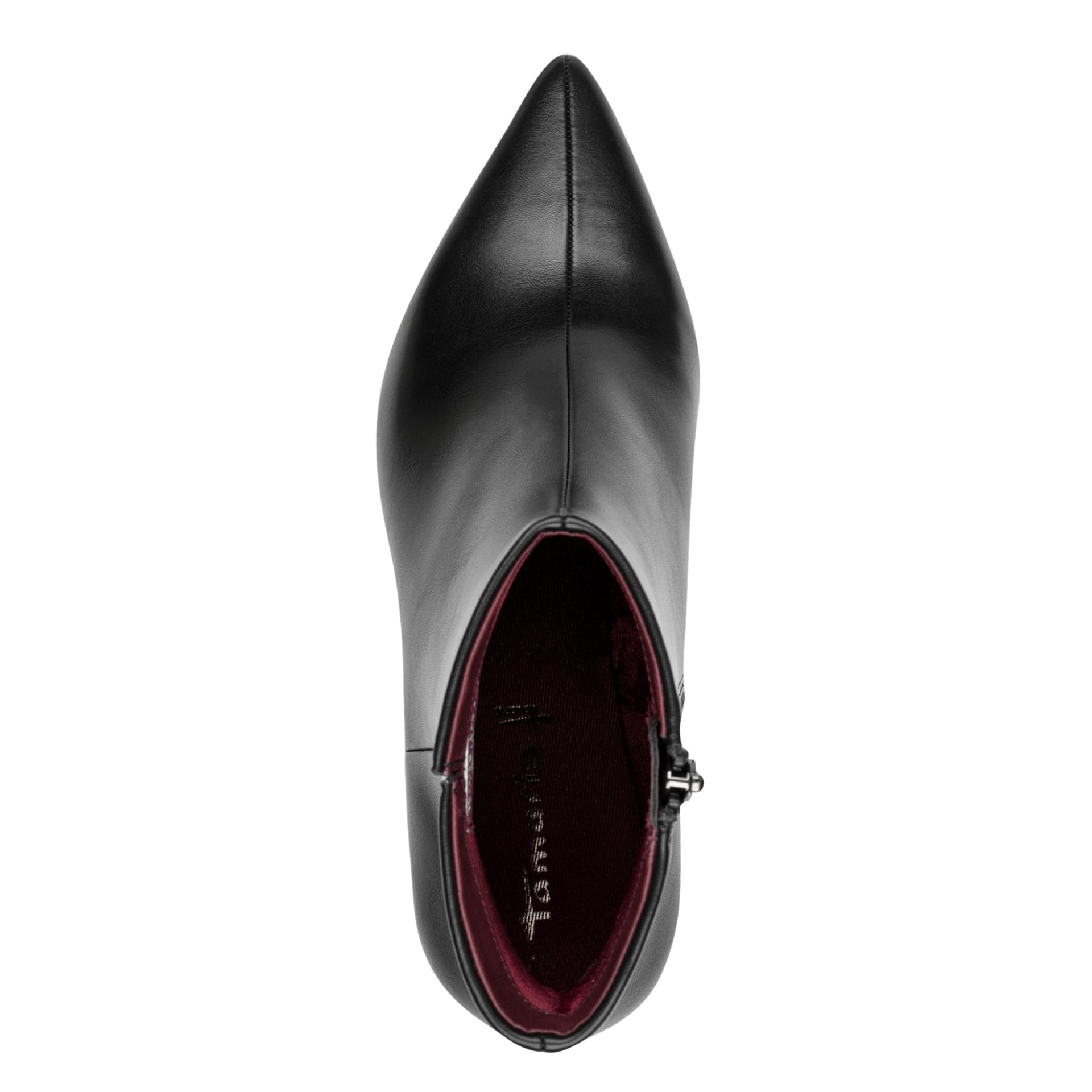 Tamaris Chaya Bottines in Black, vue de dessus (SKU 1-25384-47--001)