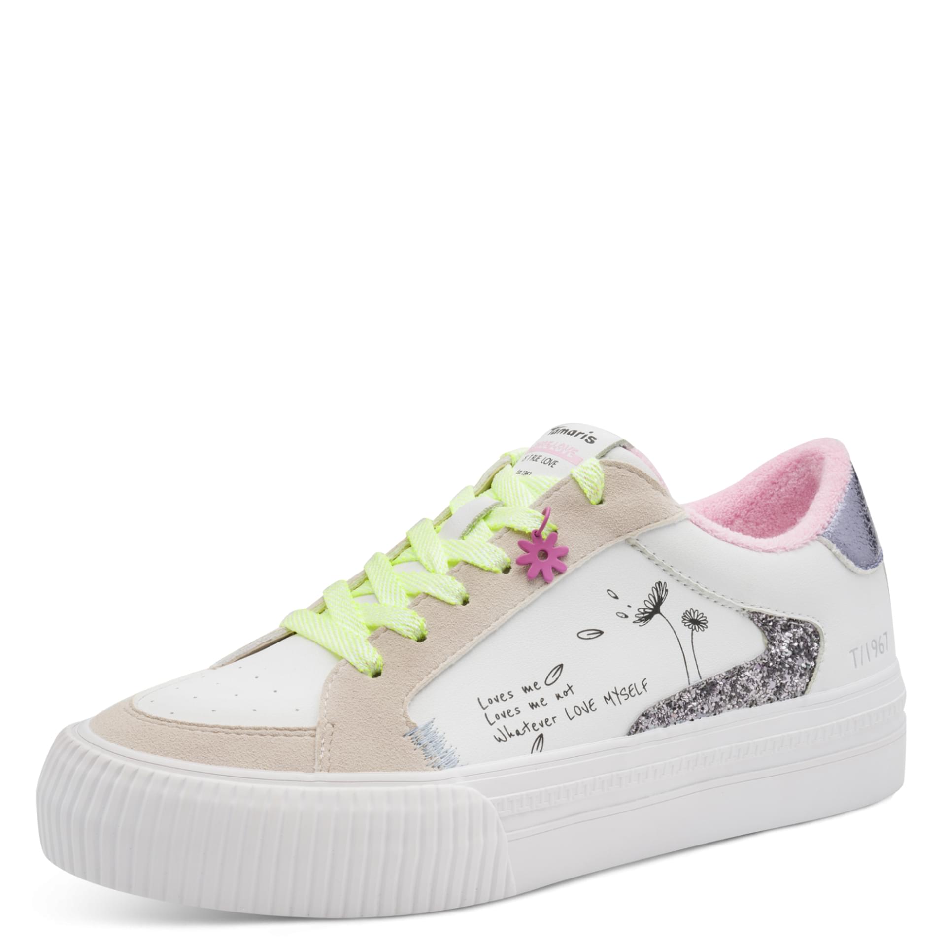 Tamaris Cinda Sneakers 1-23789-46 in White Comb