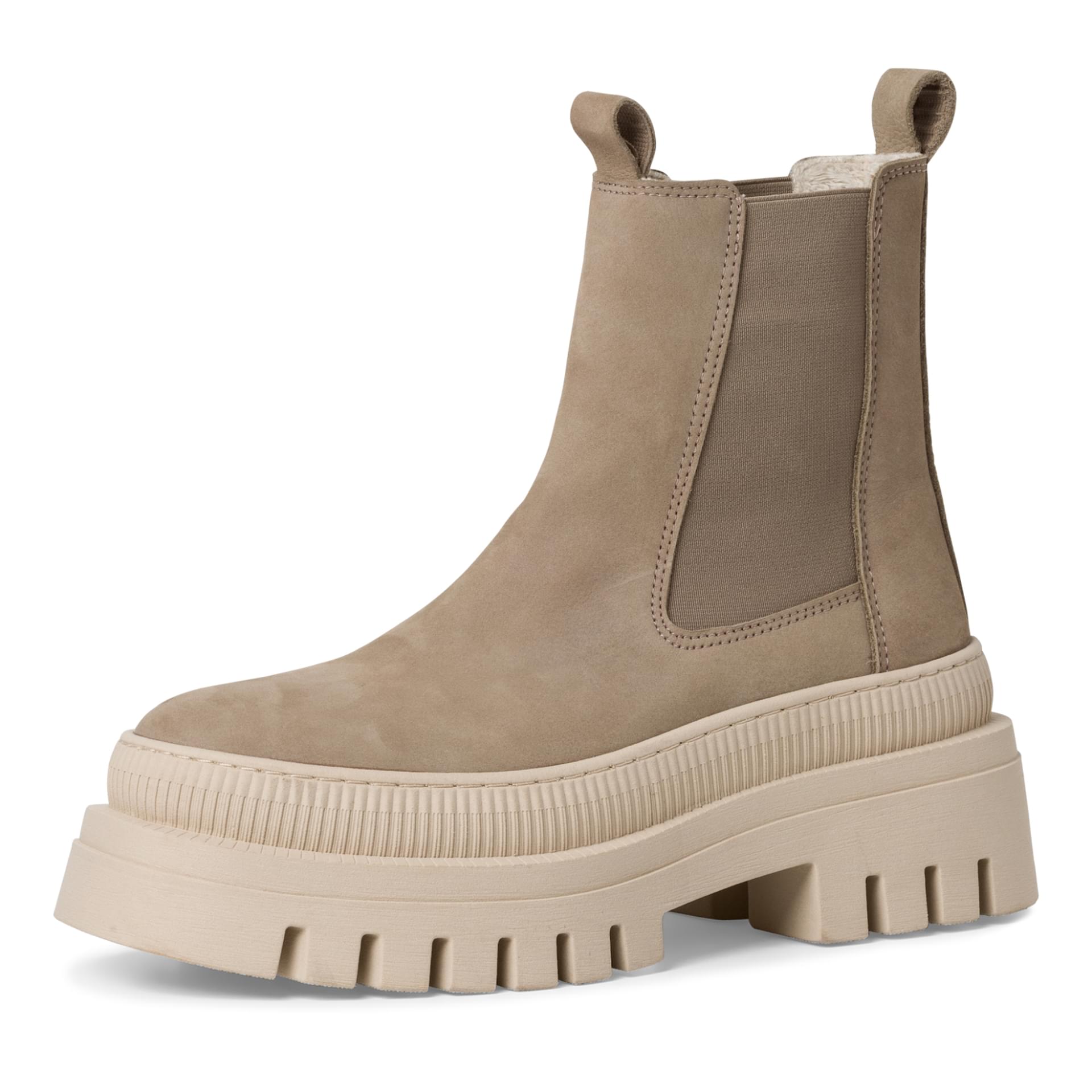 Tamaris Clea Chelsea Boots 1-25494-41 in Taupe