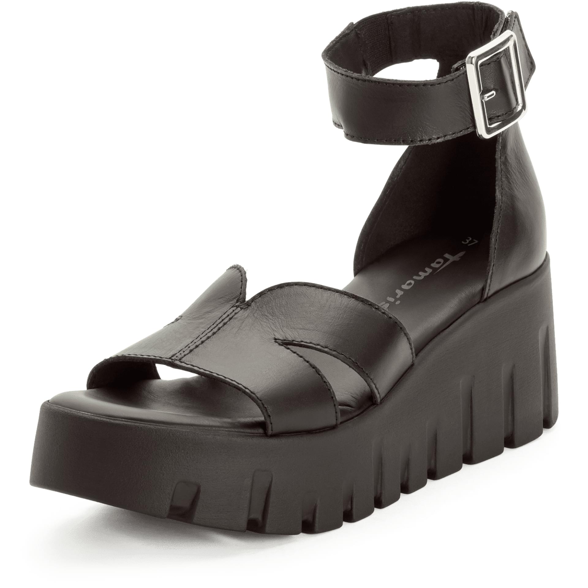 Tamaris Cobe Sandalen 1-28701-46 in Black Leather