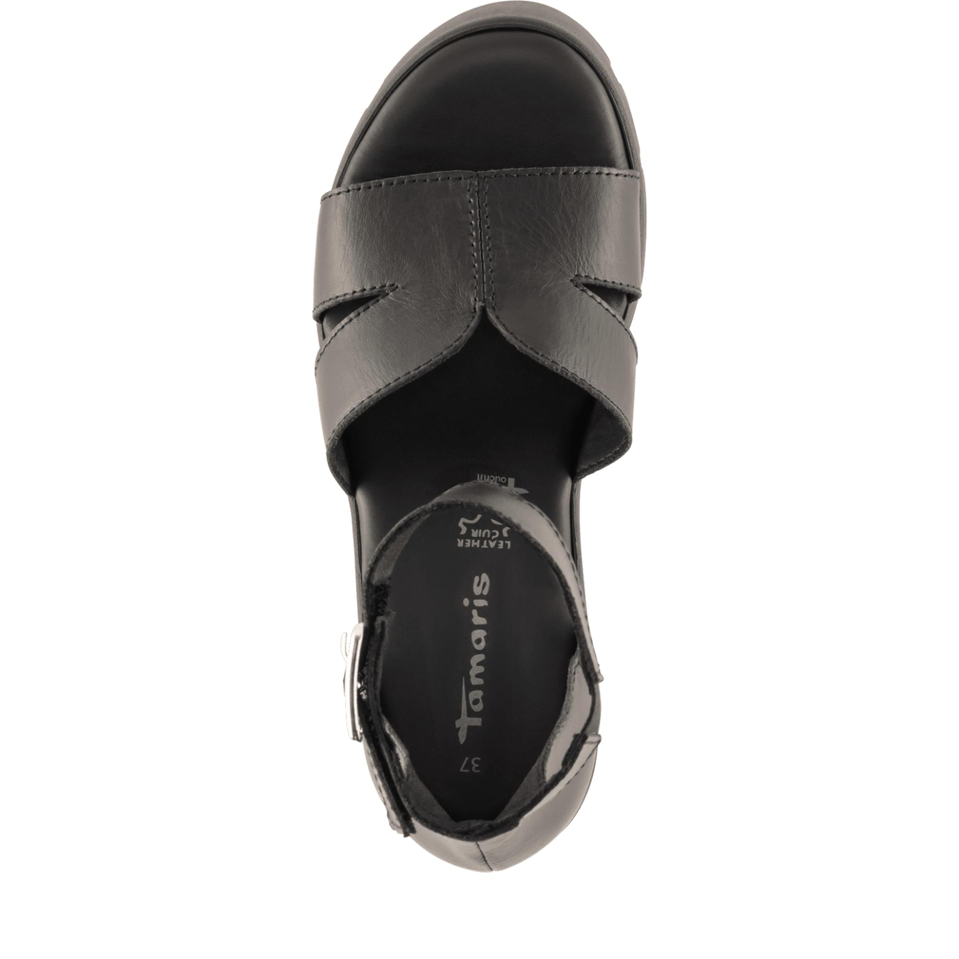 Tamaris Cobe Sandalen 1-28701-46 in Black Leather