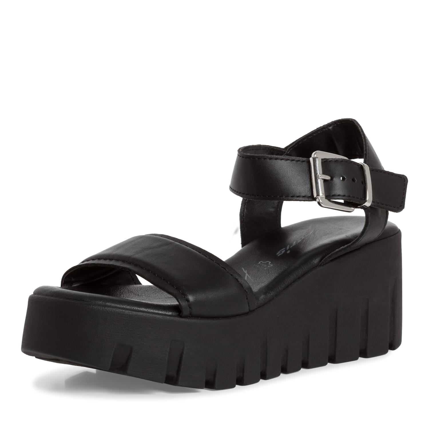 Tamaris Cobe Sandals 1-28712-42 in Black Leather