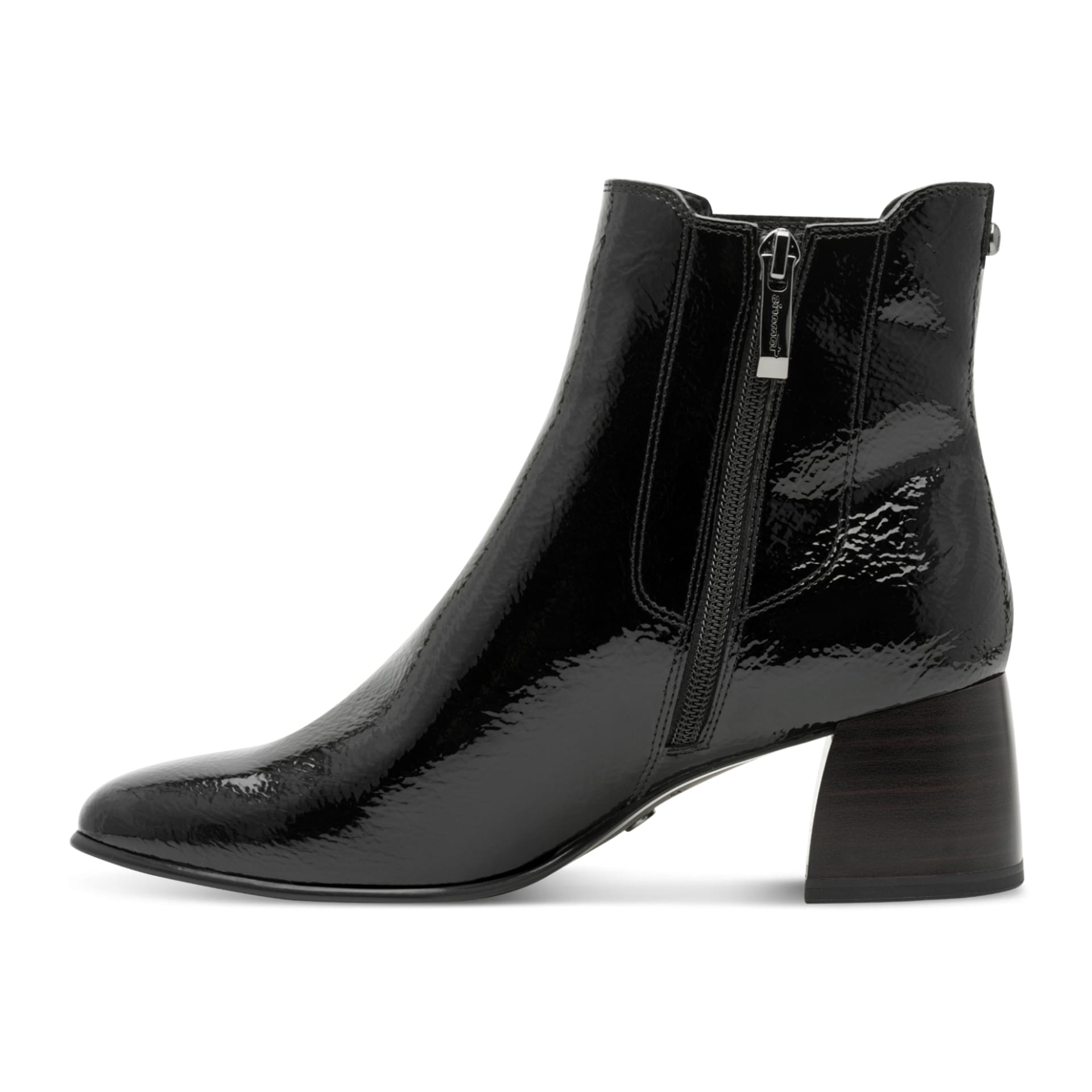 Tamaris Colbie Chelsea Boots 1-25327-45 in Black Patent
