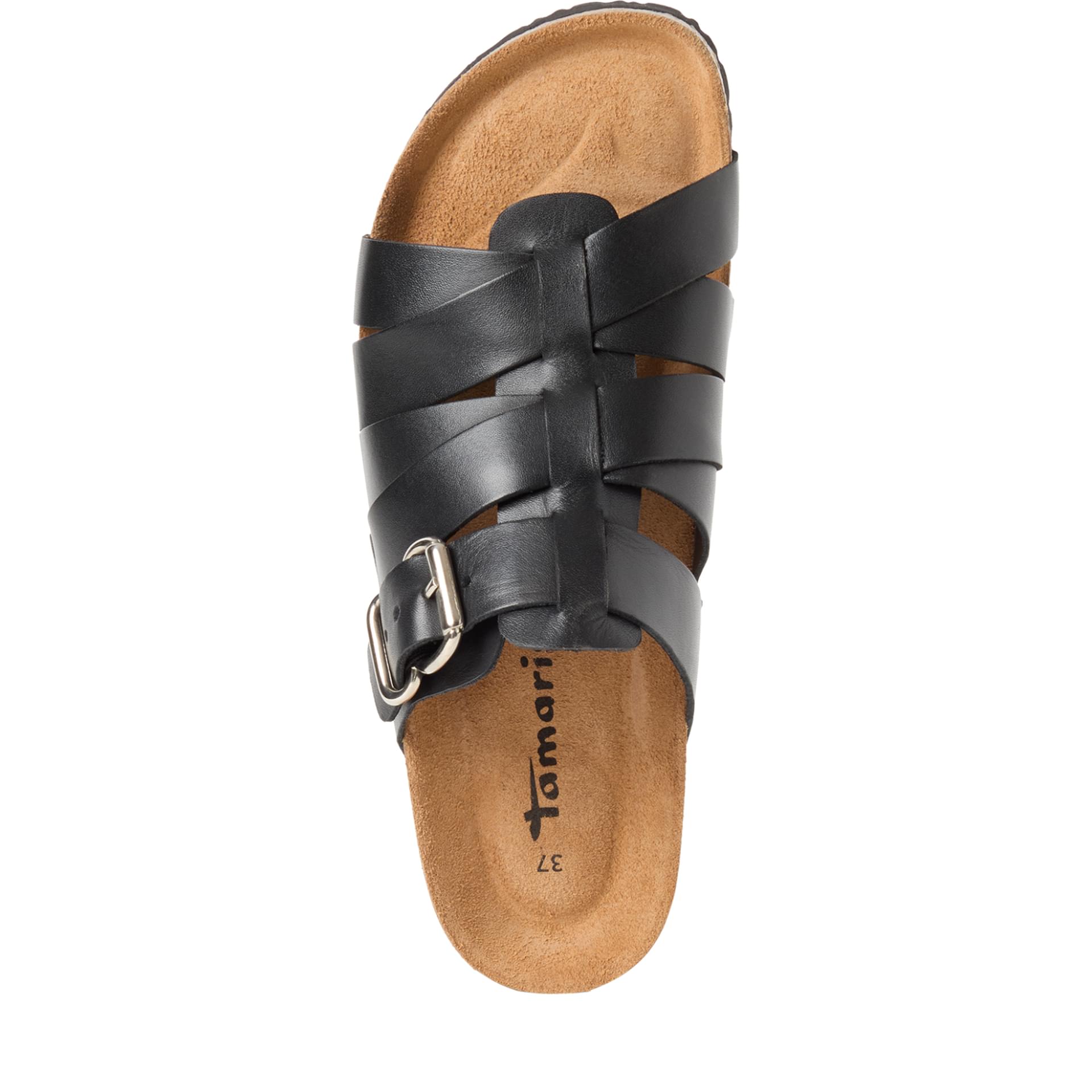 Tamaris Corra Loafers 1-27502-46 in Black Leather