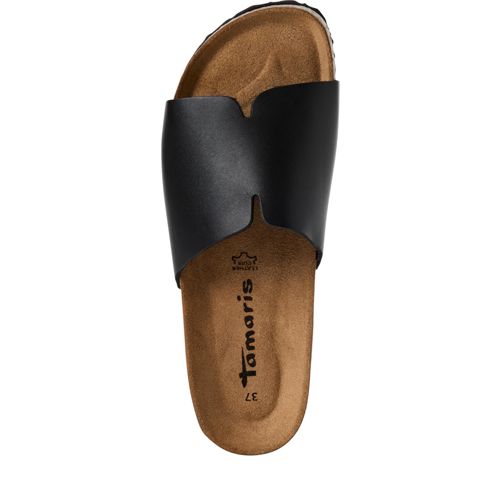 Tamaris Corra Loafers 1-27506-42 in Black Leather
