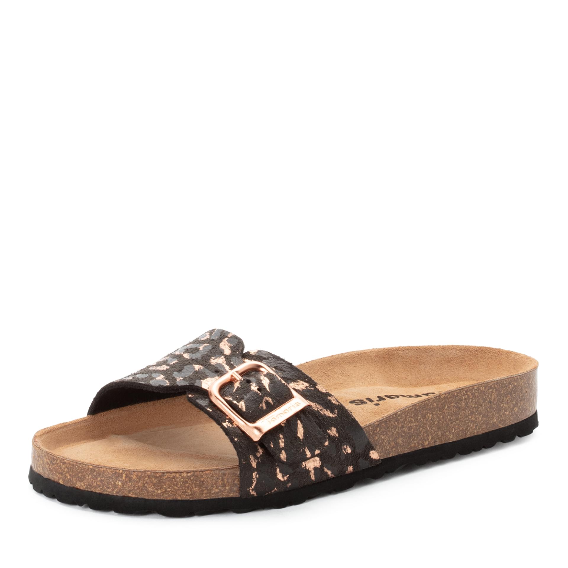 Tamaris Corra Sandalen 1-27520-42 in Black/Leopard