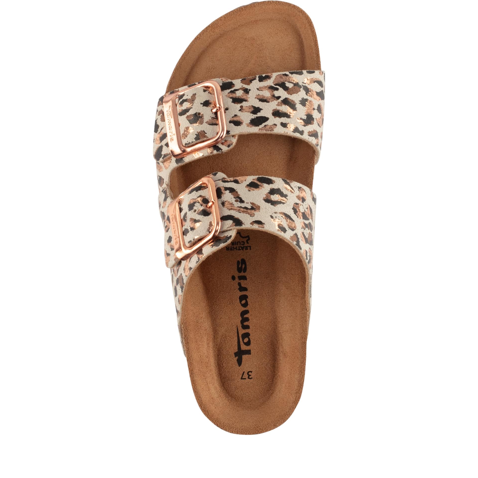 Tamaris Corra Instappers 1-27523-46 in Beige/Leopard