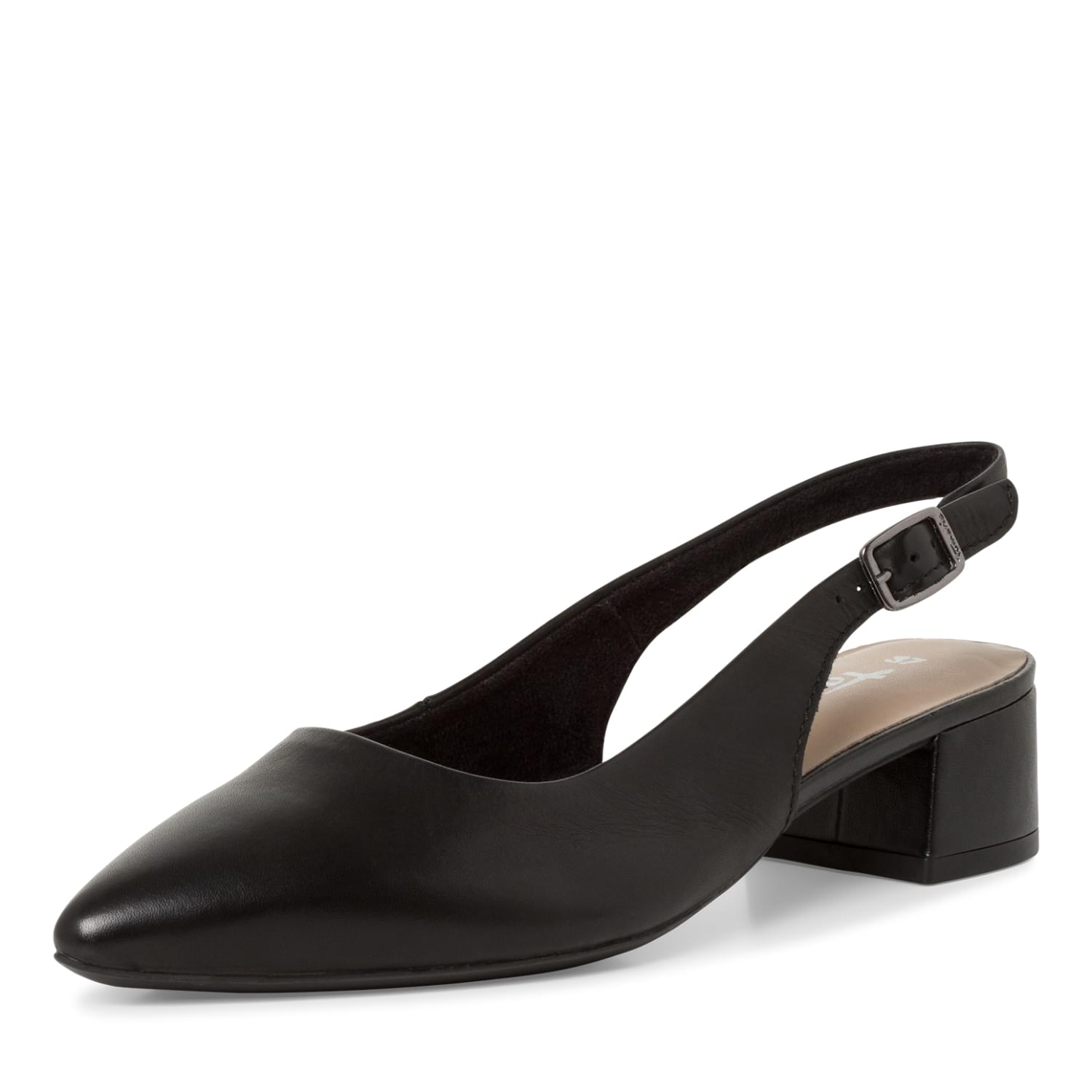 Tamaris Cupone Heels 1-29500-42 in Black Leather